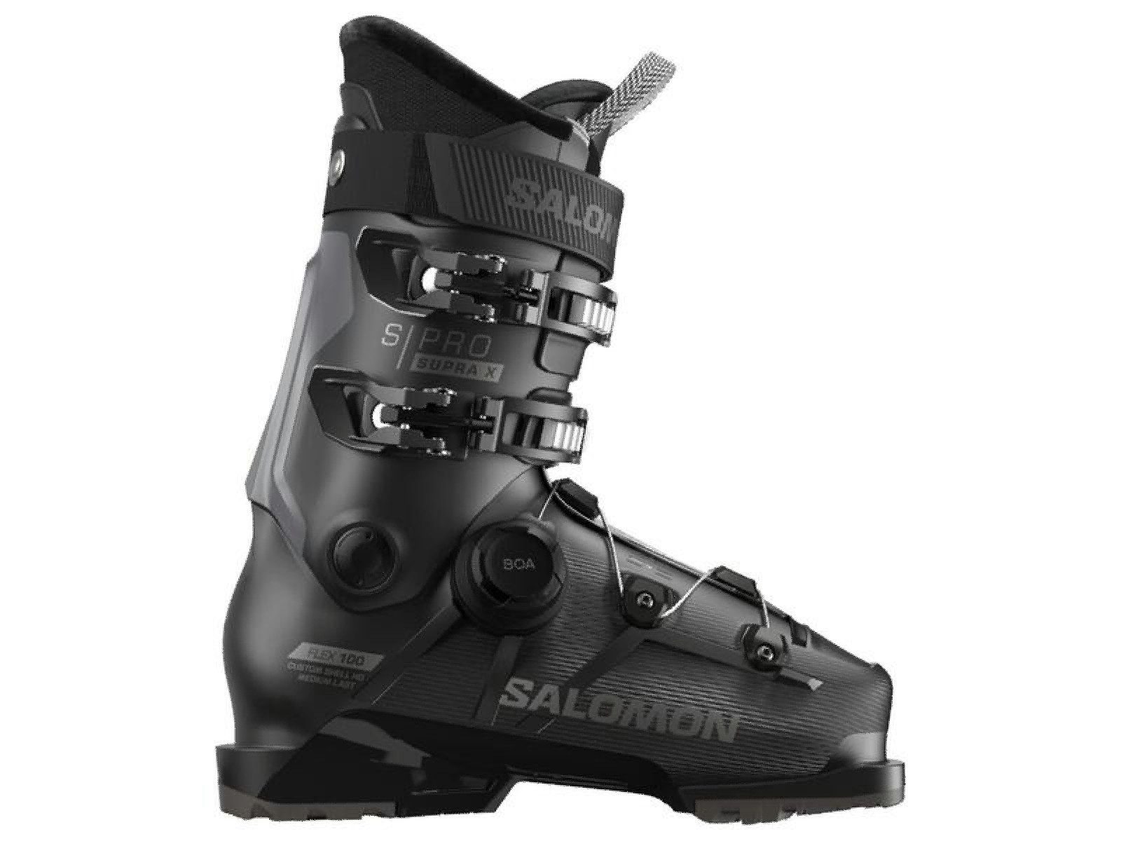 Salomon ALP. BOOTS S/PRO SUPRA BOA X100 Black/Dark Grey Met./Dark Grey Met. Skischuh