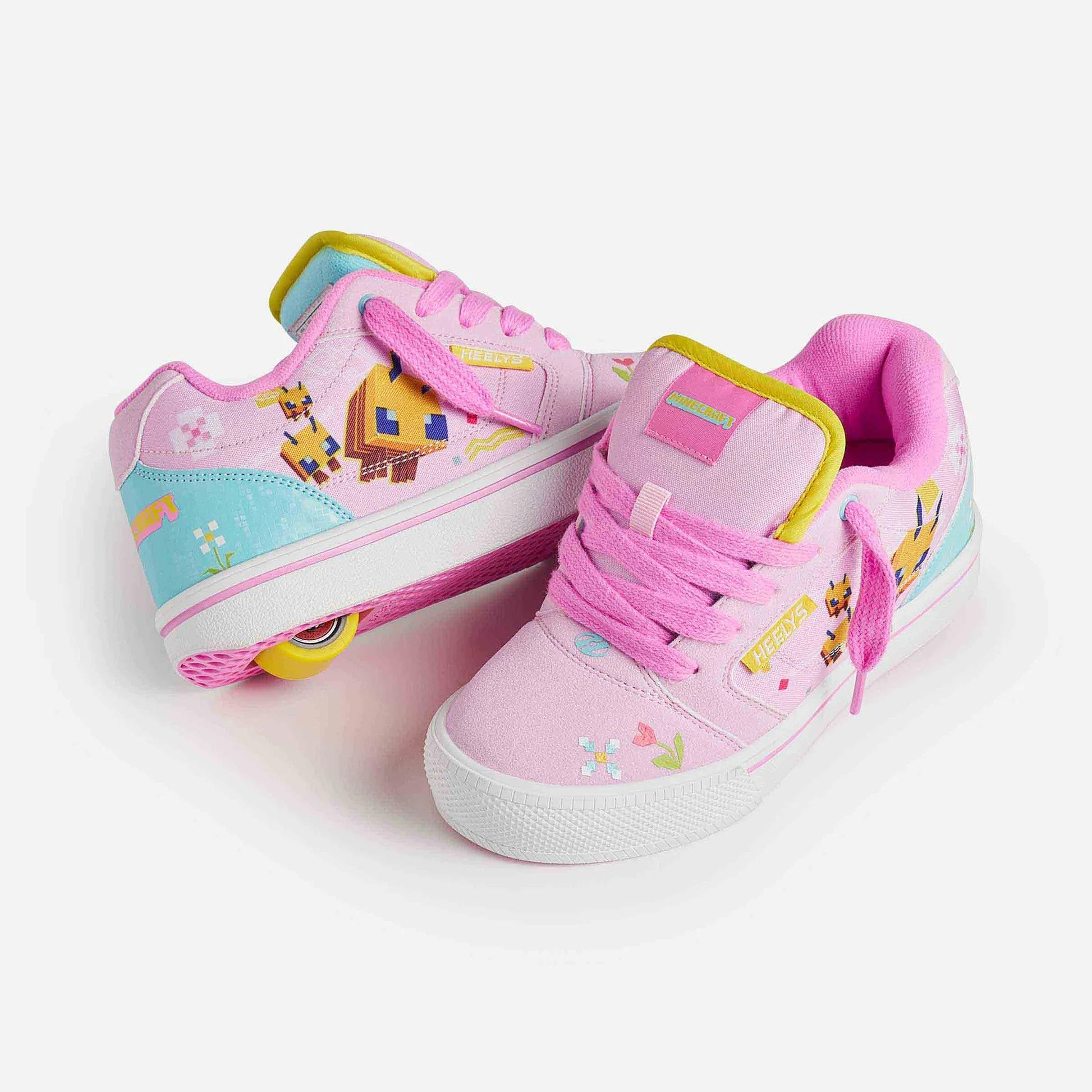 Heelys Rollschuhe x Minecraft Pro 25, Sneaker mit 1 Rolle pro Schuh