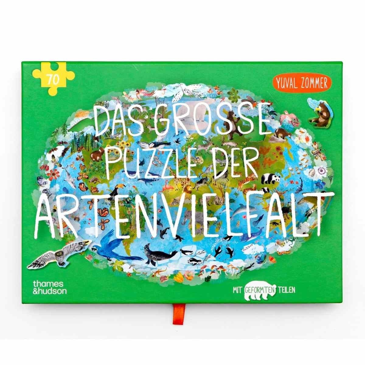 Laurence King Puzzle Das große Puzzle der Artenvielfalt 70 Teile Erde & Tierwelt entdecken, 70 Puzzleteile