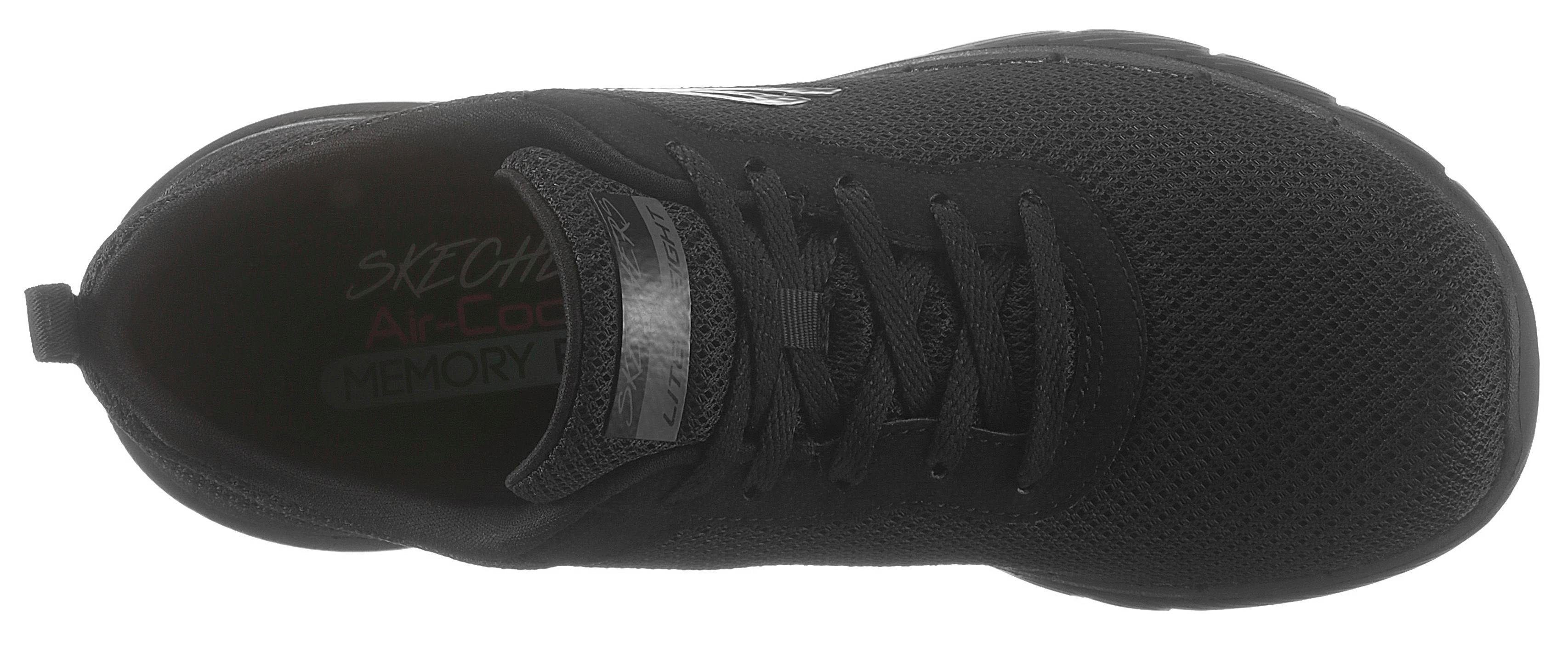 First Appeal Sneaker Flex 3.0 Skechers black Foam Ausstattung - Insight mit Memory