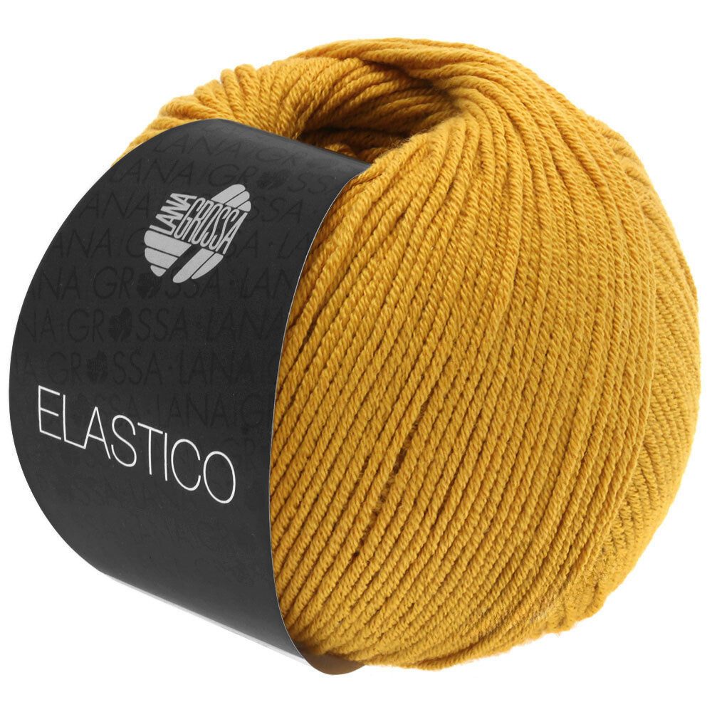 LANA GROSSA ELASTICO Häkelwolle, 160 m (extraweiches Baumwollgarn mit leichtem Stretch-Anteil), 50 g