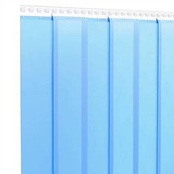 Vorhang Türvorhang Blau 300x2,6 mm 10 m PVC, furnicato, (1 St)