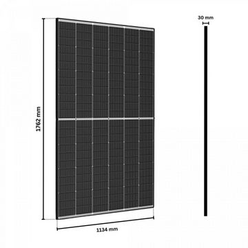 Trina Solar Solarmodul Balkonkraftwerk 850Wp / 600W Trina Solar 425 Wp / Growatt MIC 600TL-X