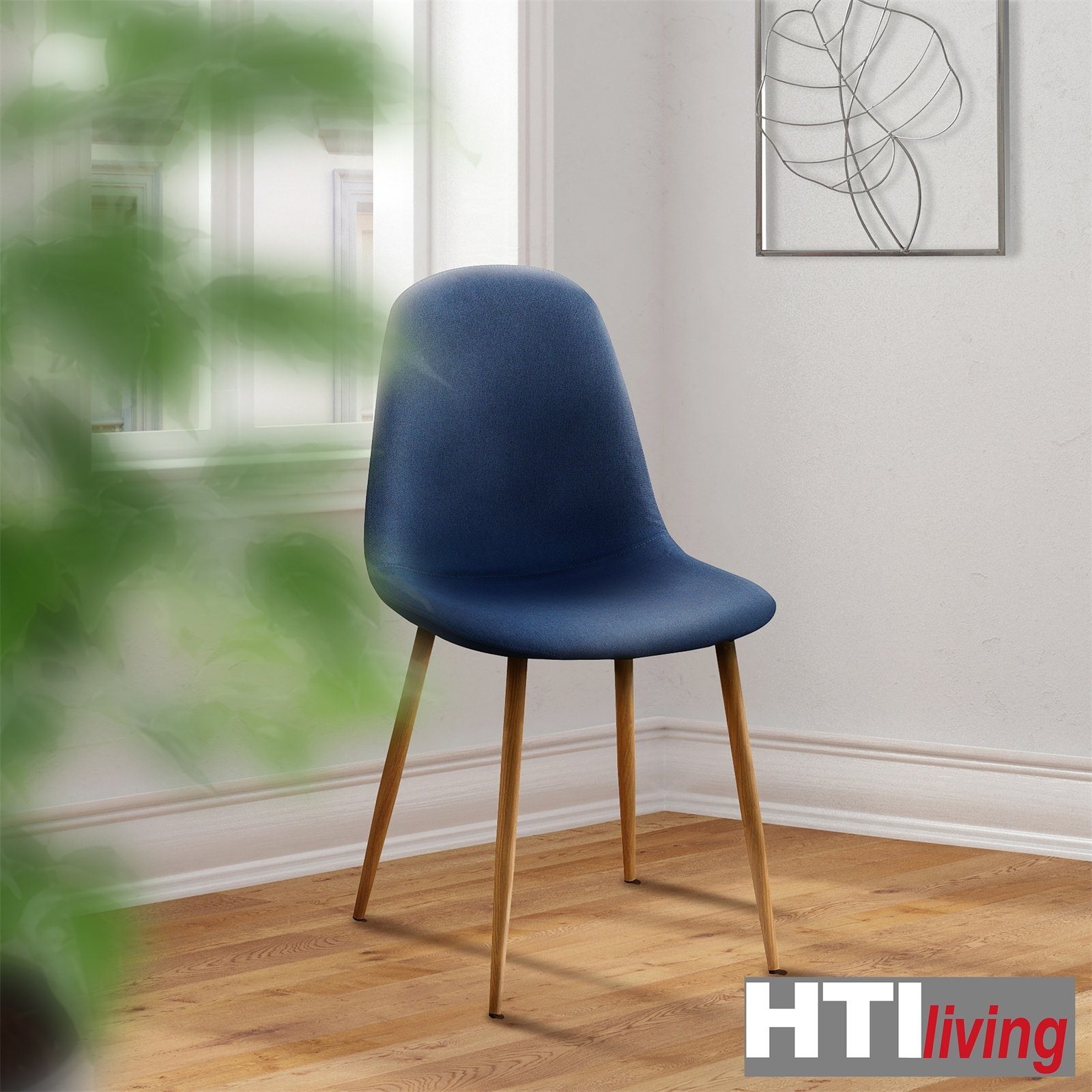 St) Esszimmerstuhl SavannahW HTI-Living (Einzelstuhl, Stuhl 1 Blau