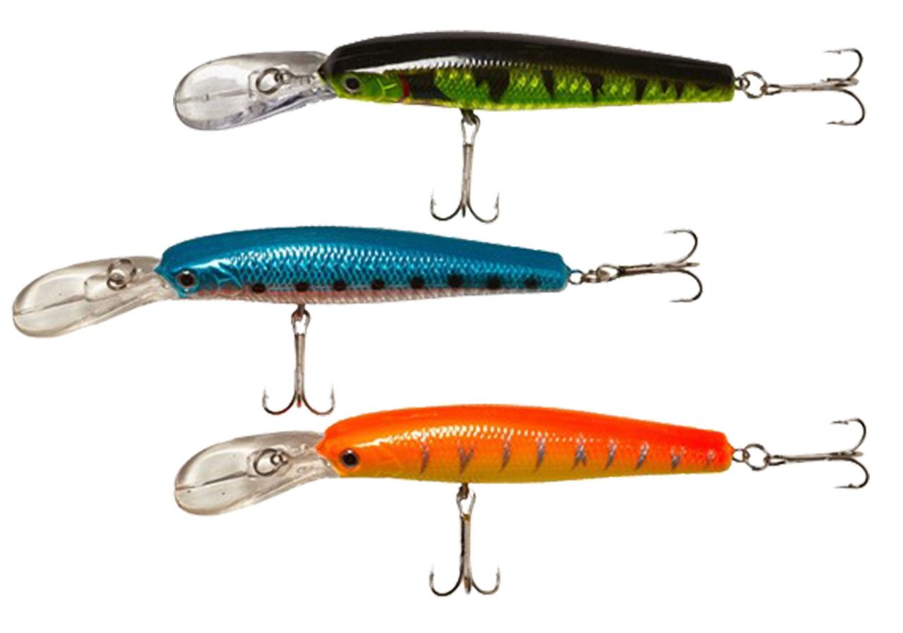 Elbfang® Wobbler Swimbait Jerkbait Kunstköder Set | 4 Stück 35g