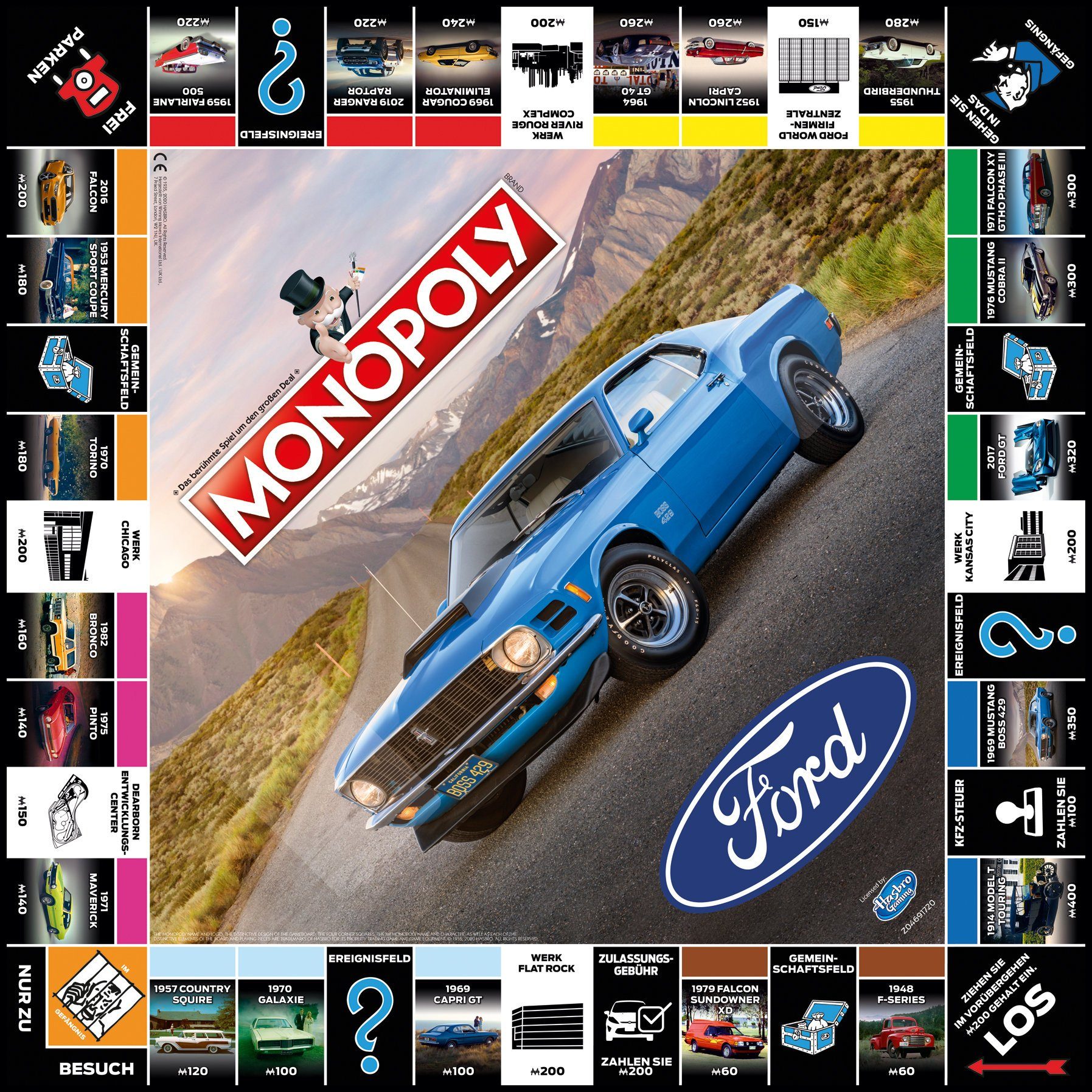 Winning Moves Spiel Monopoly Ford, Brettspiel
