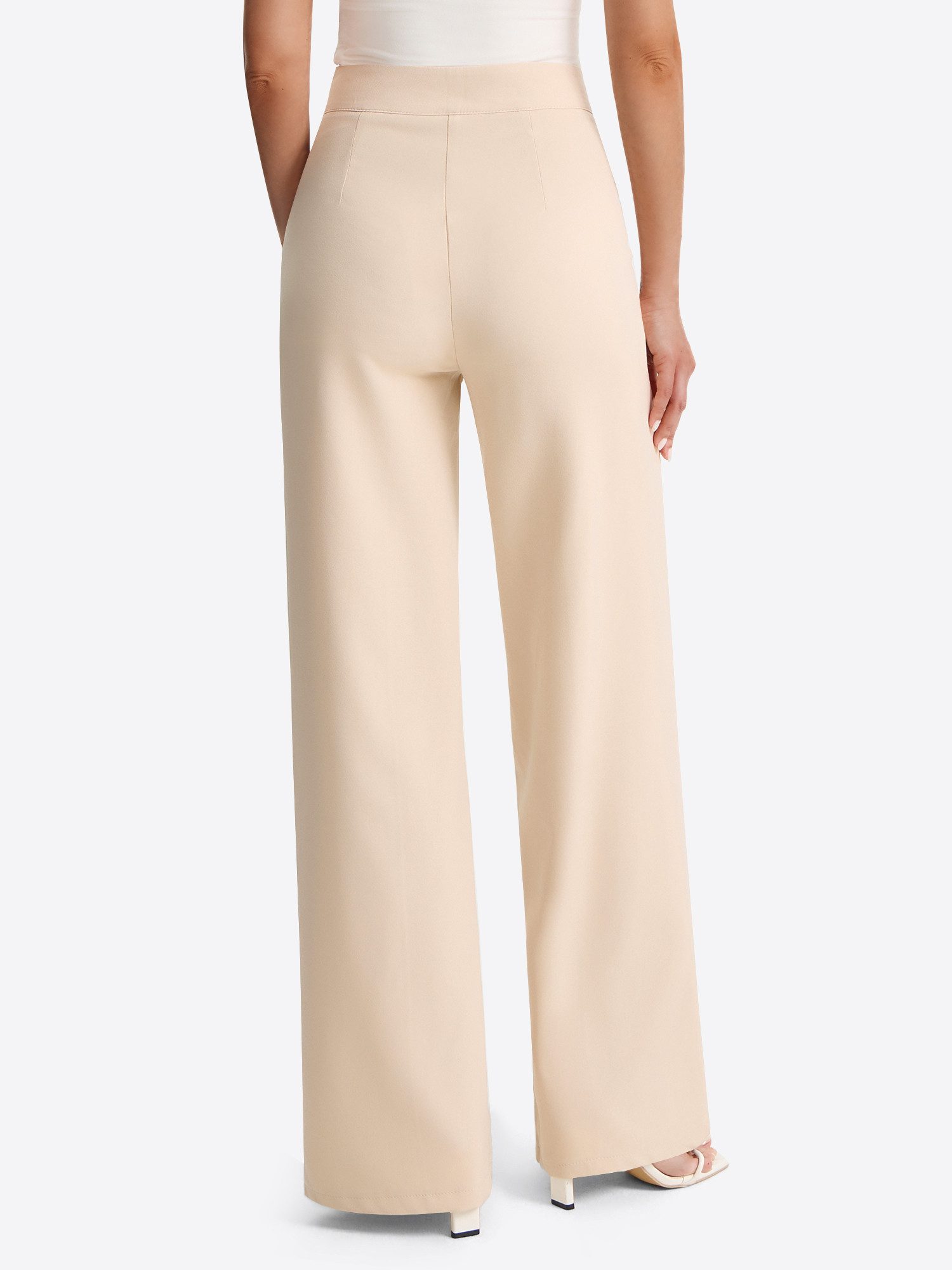 Imily Bela Palazzohose Damen Palazzohose mit Knopfverzierungen und hoher Taille (Packung, 1-tlg., 1per-Pack) mit Knöpfen