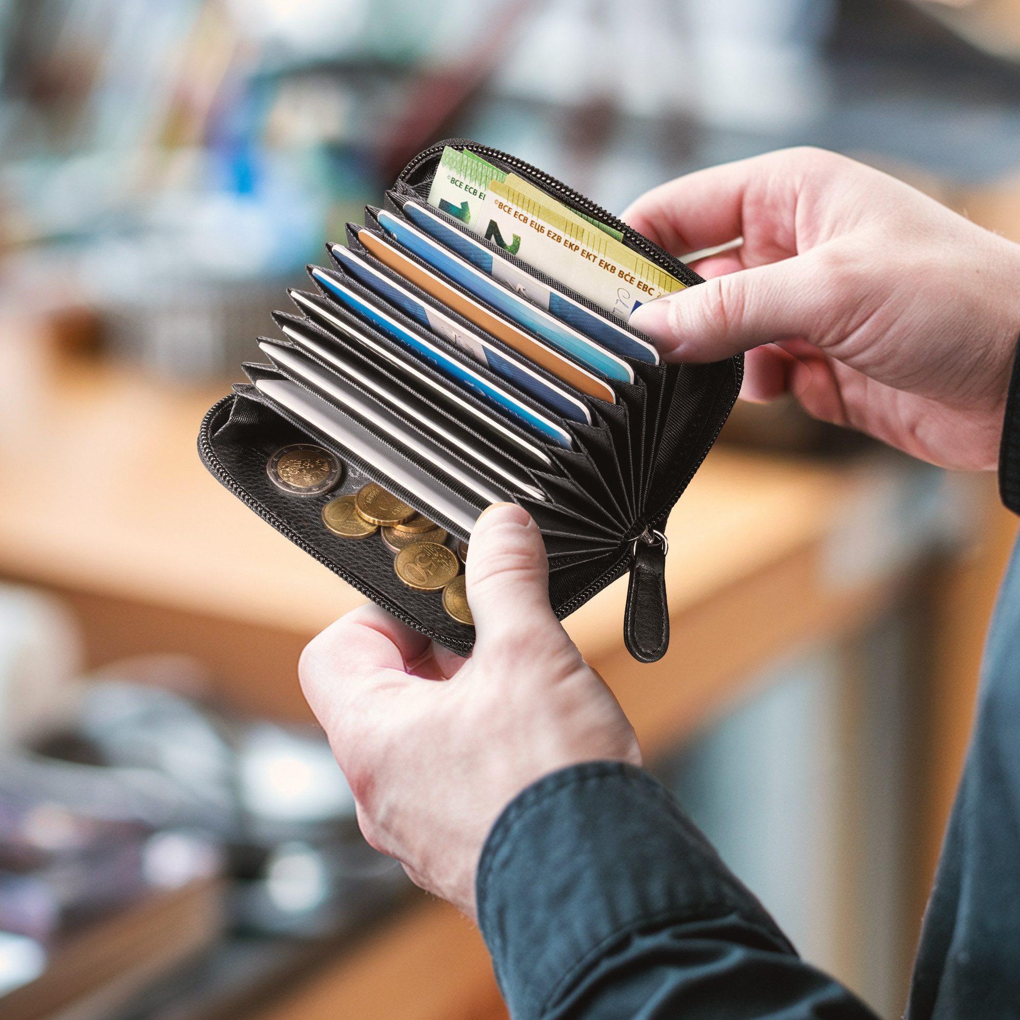 STILORD Geldbörse "Luxor" Premium Kreditkarten-Etui Echt-Leder Für Herren und Damen – Bild 4 von 5