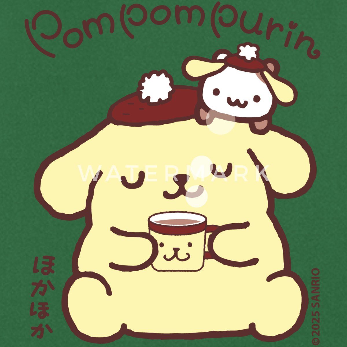 Spreadshirt Kochschürze Pompompurin Trinkt Kaffee Mit Muffin Kochschürze, ( günstig online kaufen