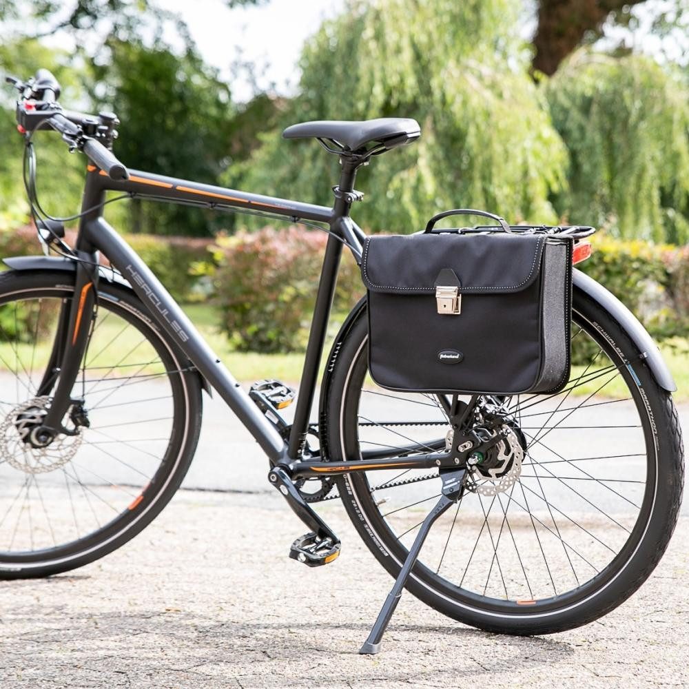 Haberland Fahrradtasche Haberland Standard Einzeltasche 10 l abschließbar Schwarz