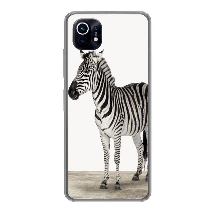 MuchoWow Handyhülle Zebra - Mädchen - Tiere - Kinder - Jungen Phone Case Handyhülle Xiaomi Mi 11 Silikon Schutzhülle