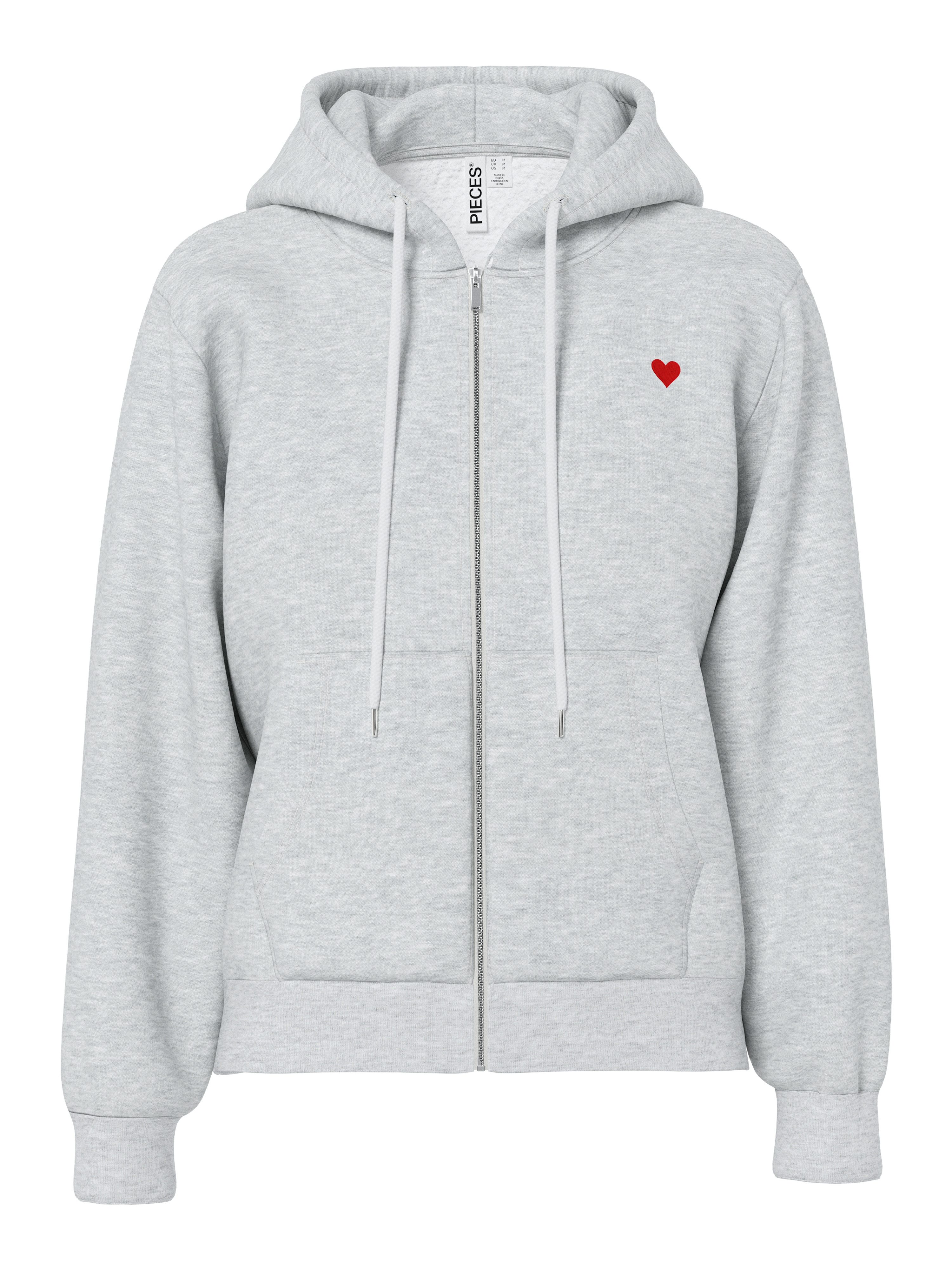 Kapuzensweatshirt PCCHILLI LS ZIP HOODIE NOOS BC
