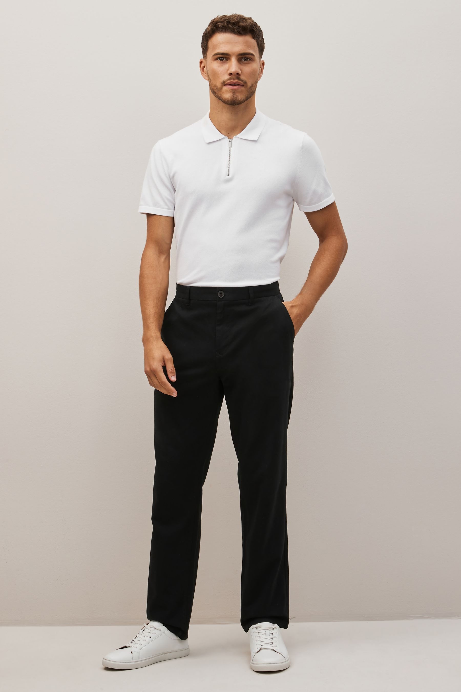 Next Chinohose Chinohose im Straight Fit (1-tlg)