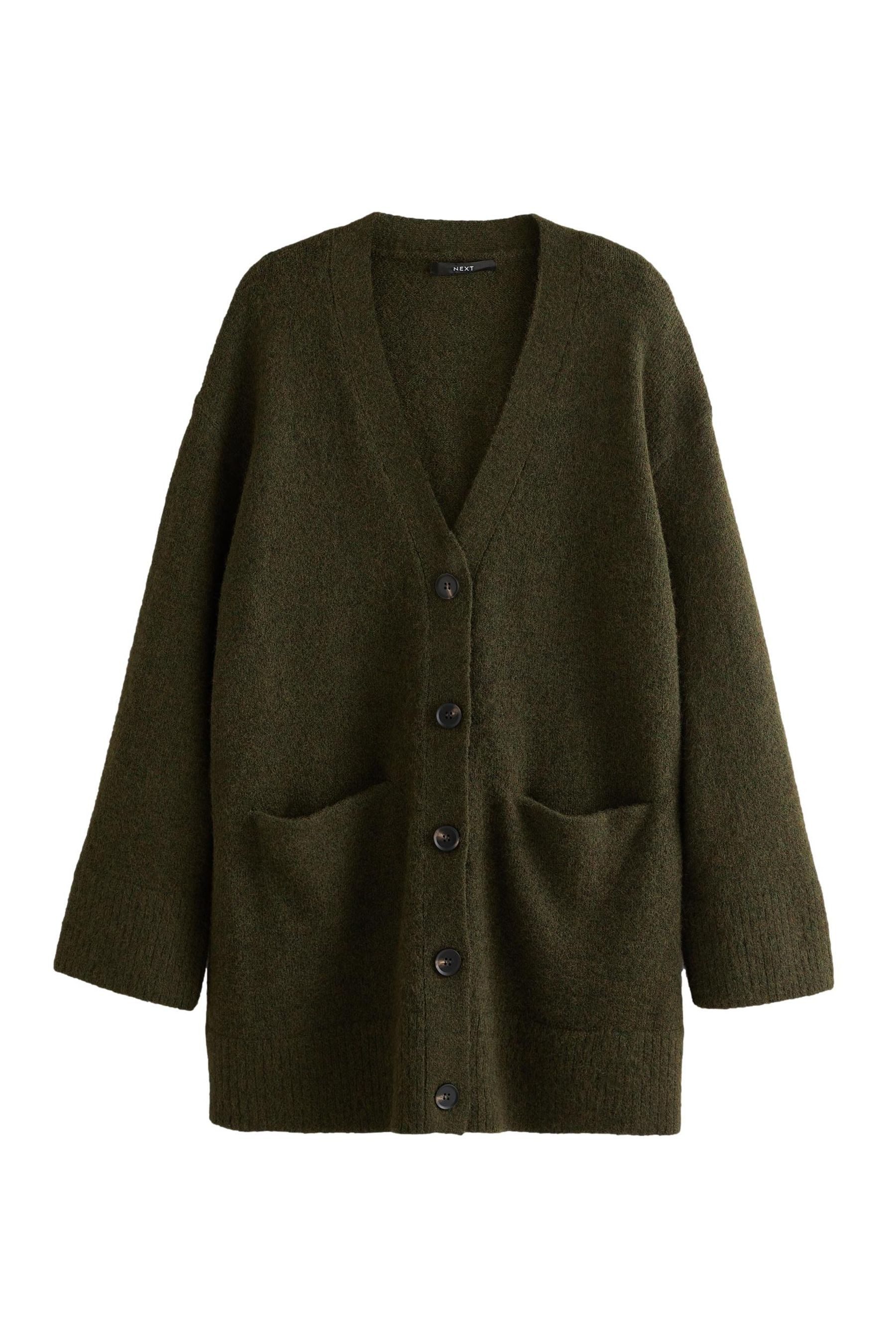 Next Strickjacke Relaxed-Fit Übergroße lange Strickjacke, günstig online kaufen