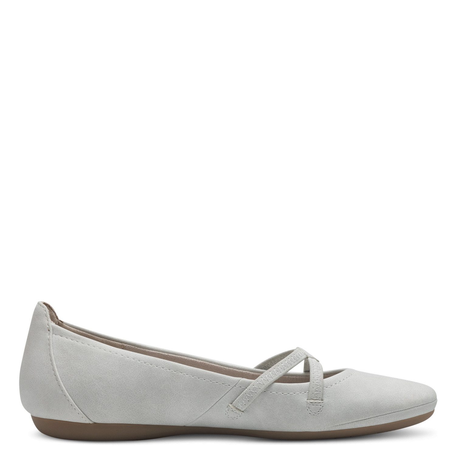 Tamaris Ballerina Flats, Festtagsmode, Slipper mit Gummizugriemchen
