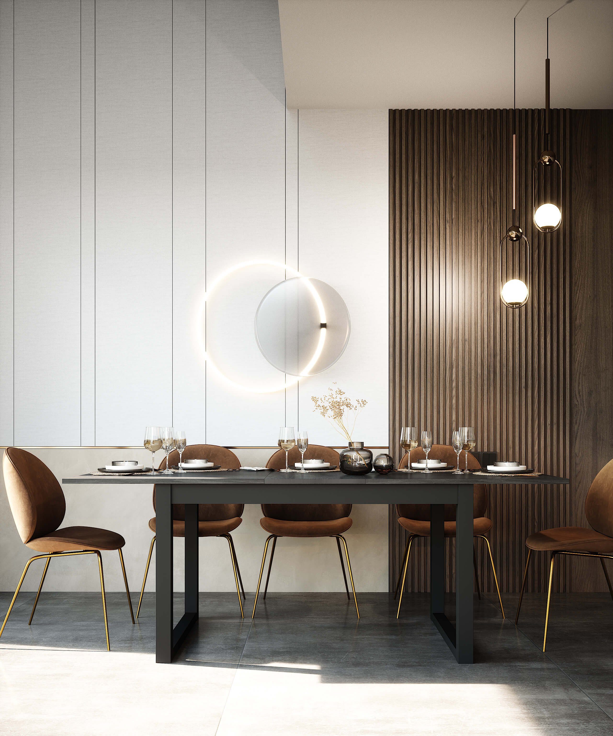 Newroom Esstisch Vincent, ausziehbar 160-200 cm in Schwarz Schiefer Modern günstig online kaufen