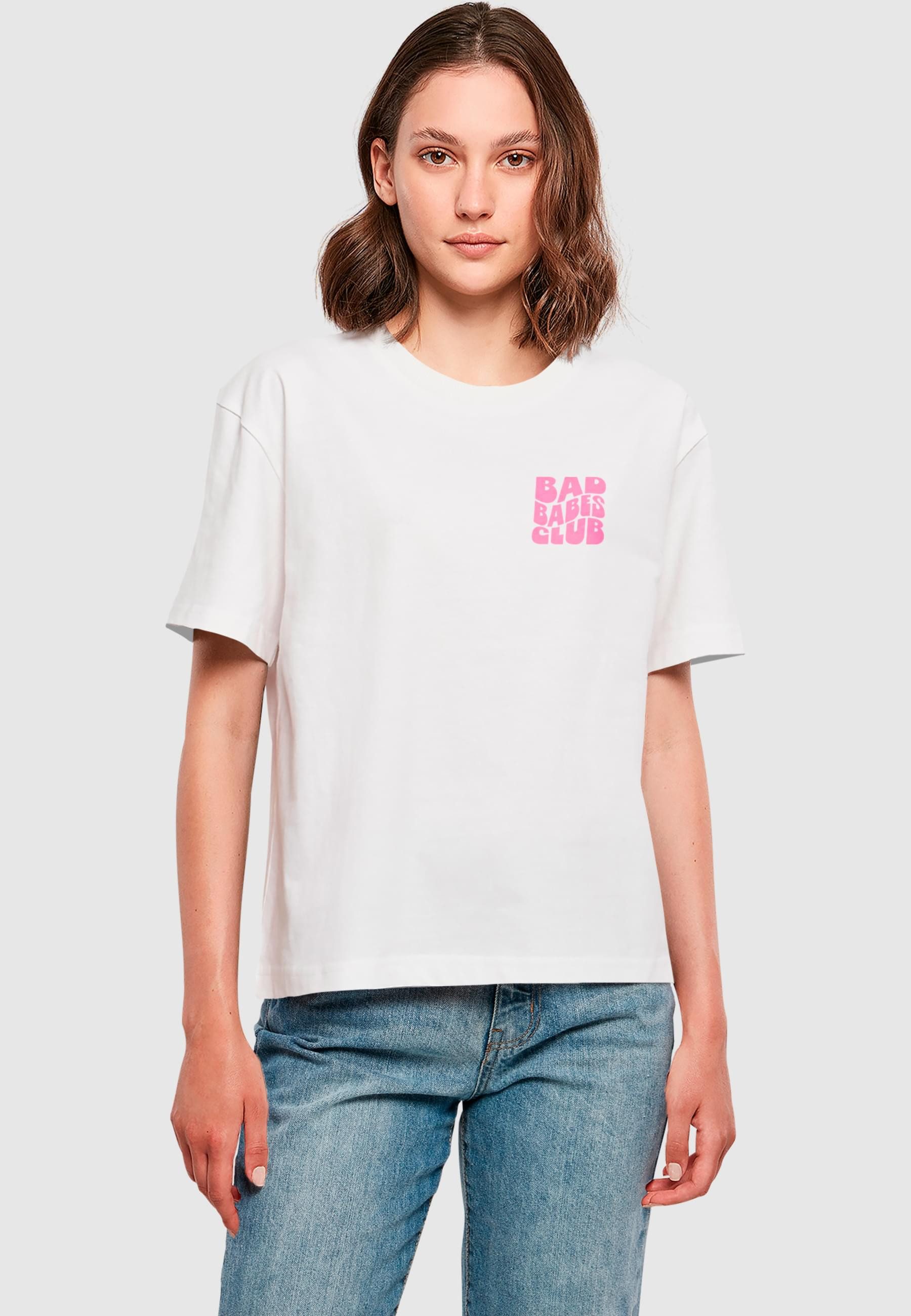 Miss Tee T-Shirt Miss Tee Damen Bad Babes Club Tee (1-tlg)