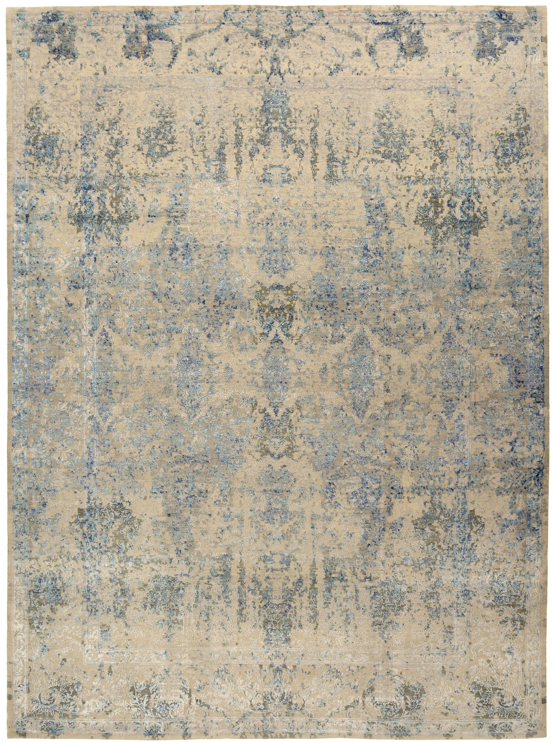 Nain Trading Designteppich Sadraa 251x341 Handgeknüpfter Moderner Orientteppich / Designteppich, rechteckig, Höhe: 12 mm