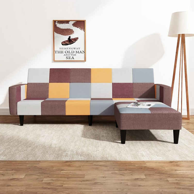 DOTMALL Big-Sofa 2-teiliges Chesterfield-Sofa-Set, Wohnzimmermöbel aus Stoff, bequem
