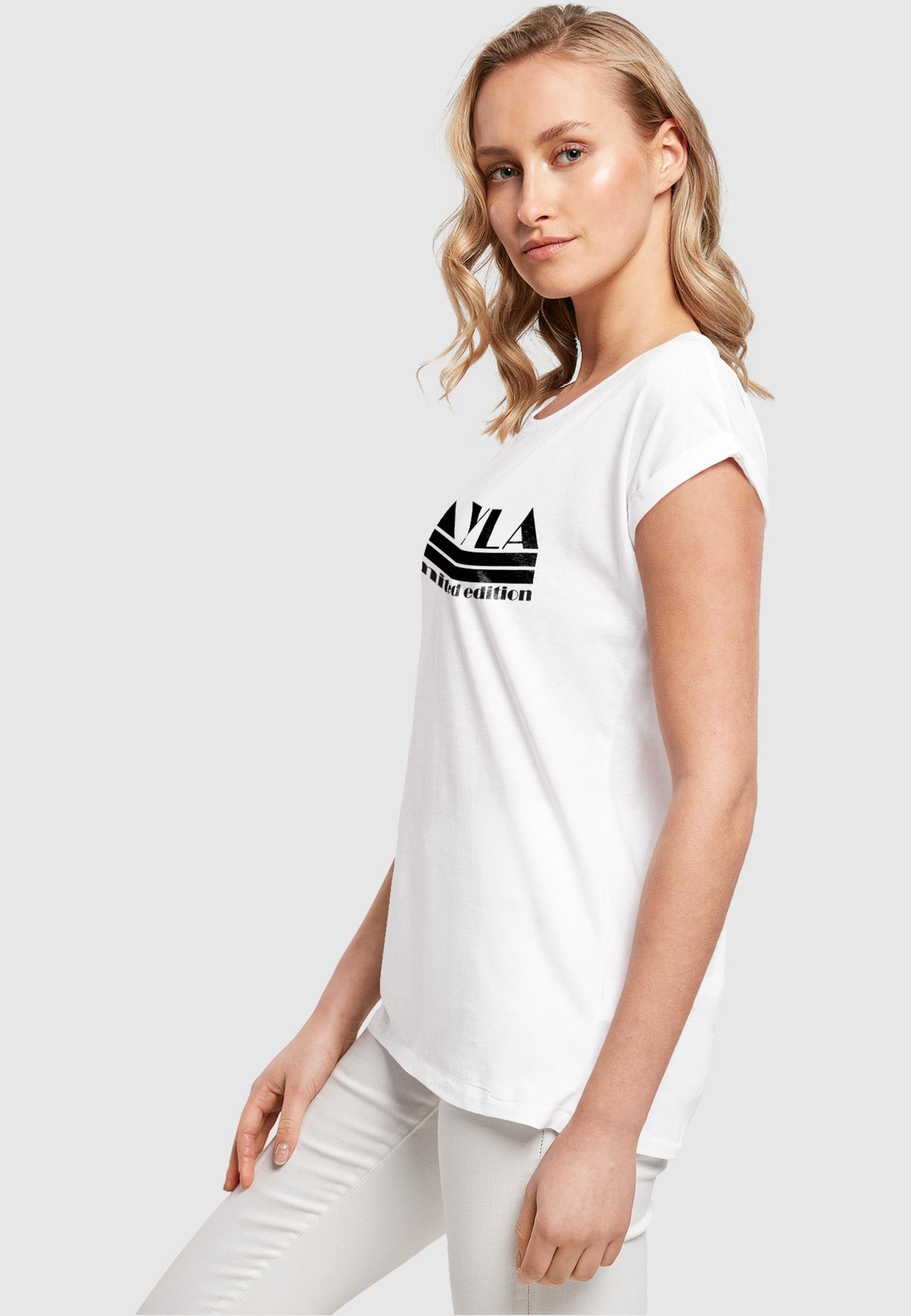Merchcode T-Shirt Damen Ladies Layla T-Shirt Edition - Limited (1-tlg) white