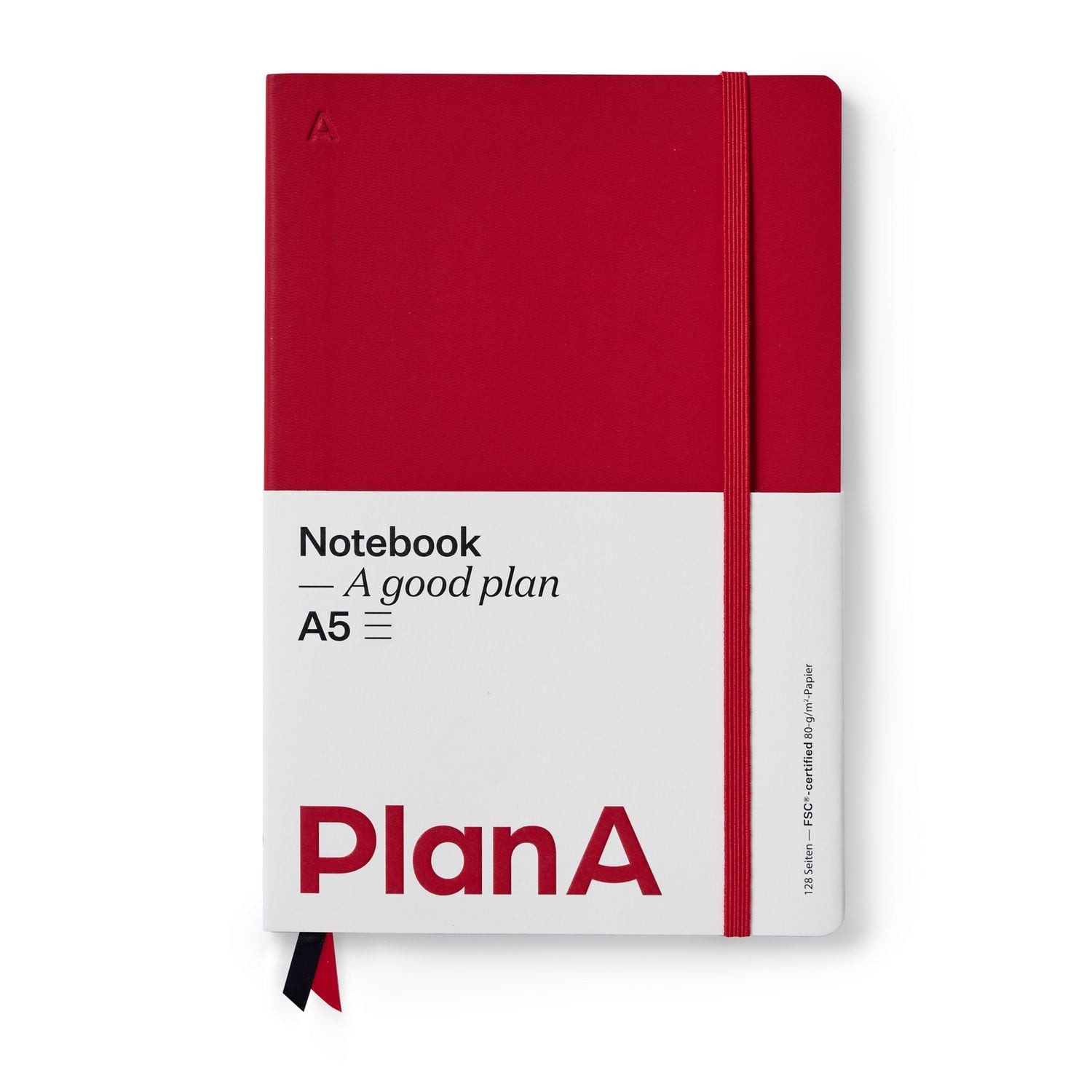 Notizbuch Notizbuch A5 Softcover Liniert Berry Red
