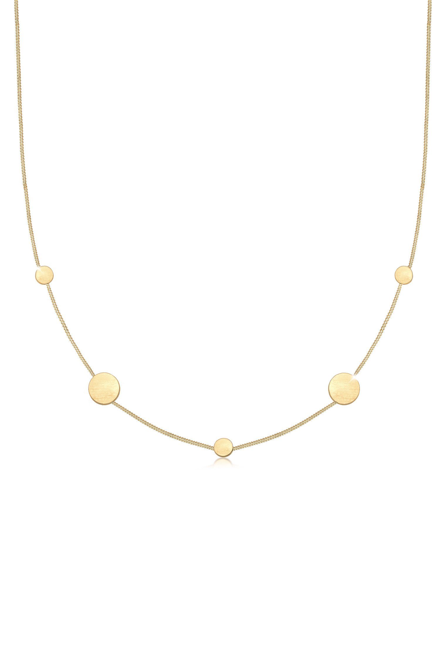 Elli Kette mit Anhänger Plättchen Matt günstig online kaufen