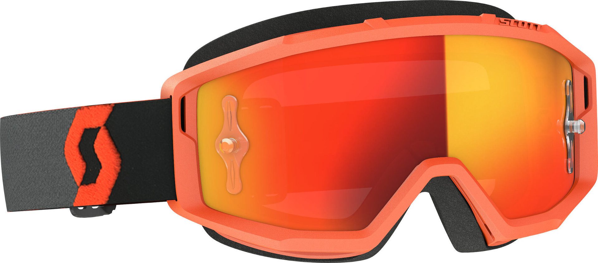 Scott Motorradbrille Primal orange/schwarze Motocross Brille