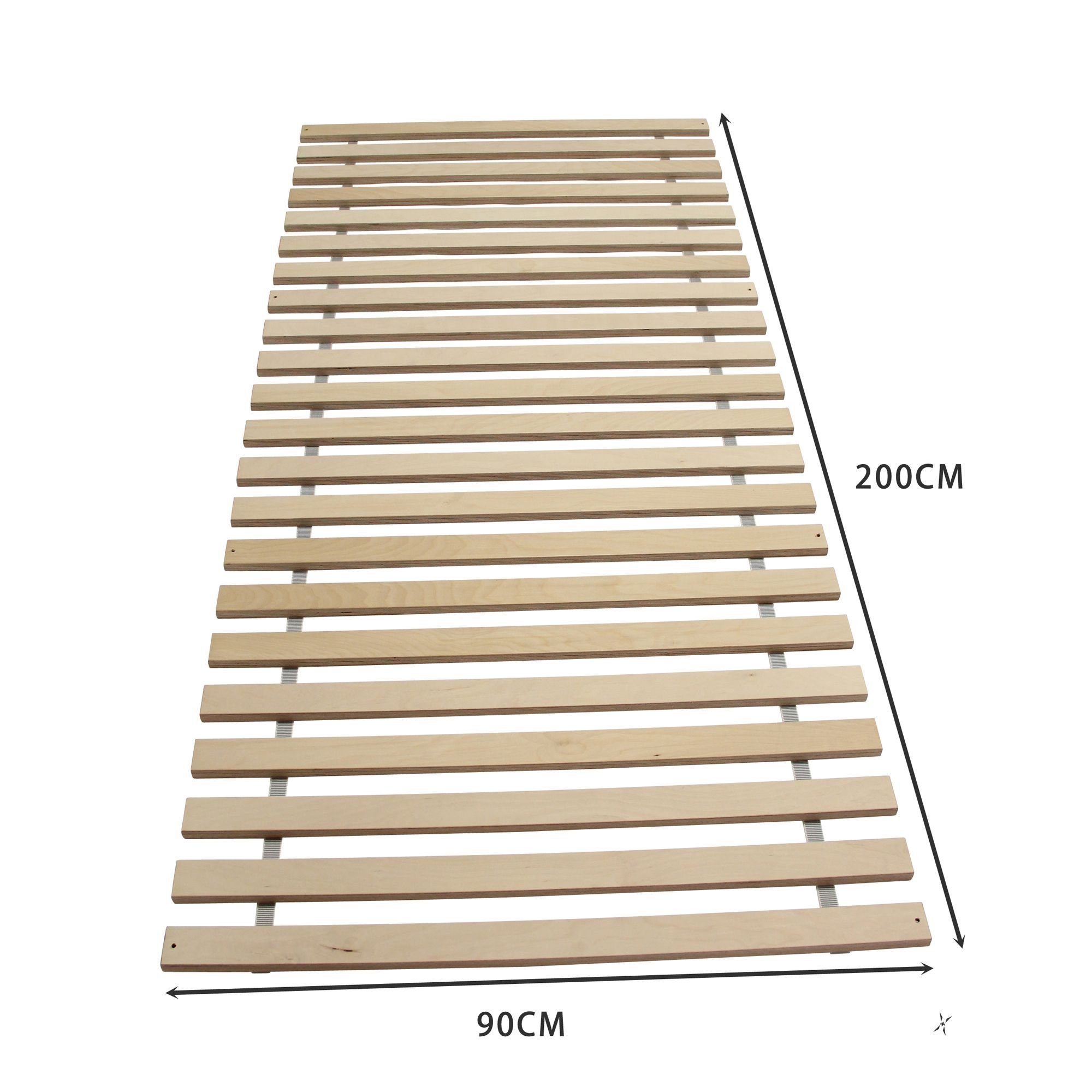 Rollrost, Clamaro, Rollrost Rolllattenrost Bettrost aus Stabile Multiplex Birke mit 450Kg plus Belastung Clamaro