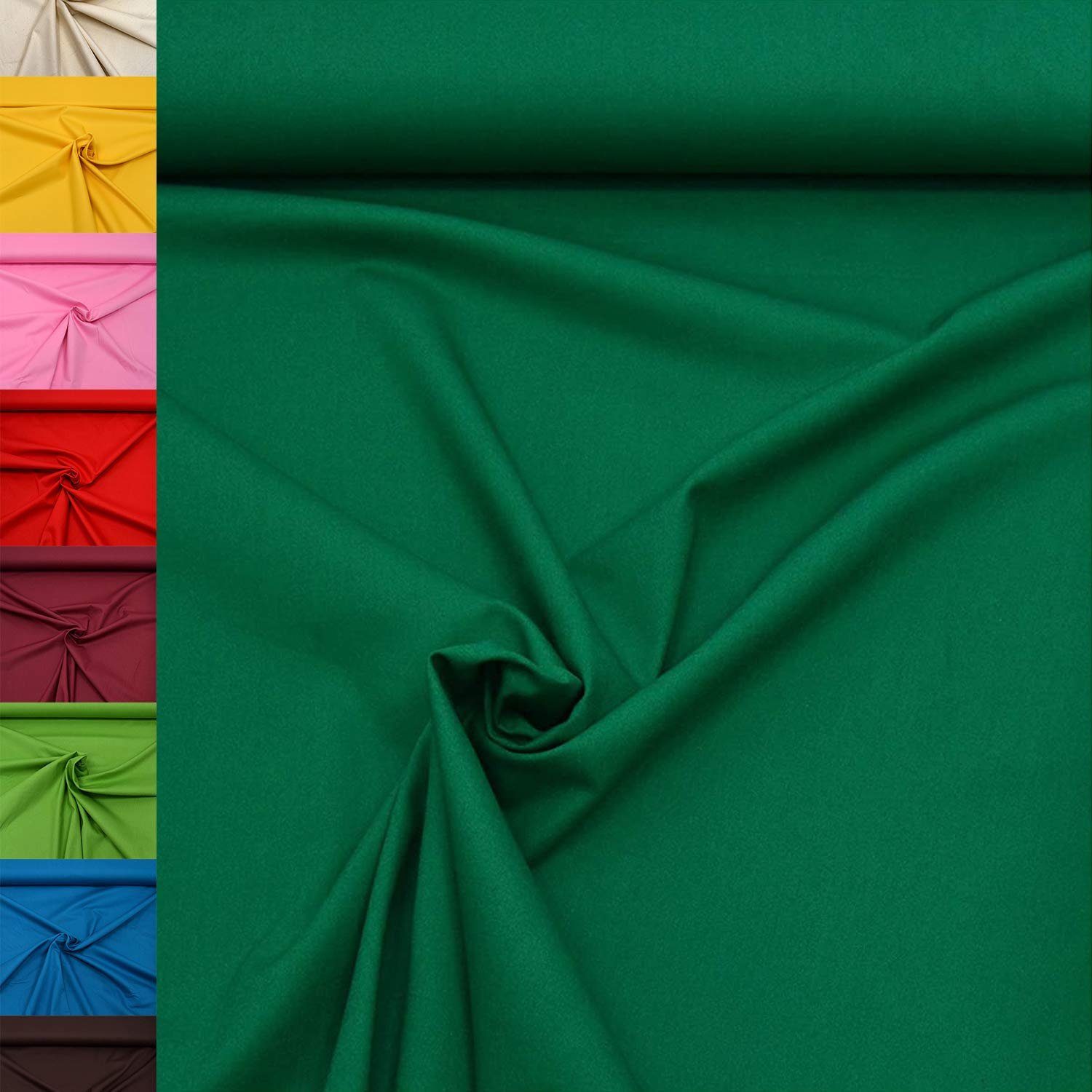 MAGAM-Stoffe Stoff "Sophie", Baumwollstoff uni 100% Baumwolle ÖKO-TEX Meterware ab 50cm