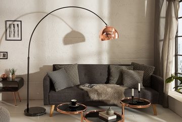 riess-ambiente Bogenlampe LOUNGE DEAL 170-210cm roségold, ohne Leuchtmittel, Wohnzimmer · Metall · verstellbar · Modern Design