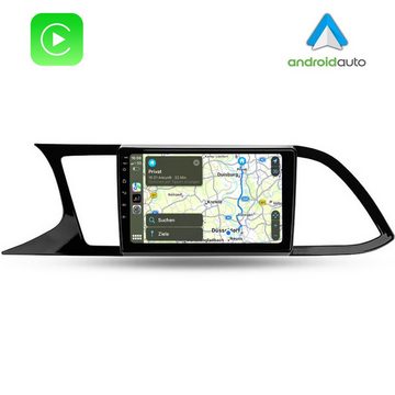 TAFFIO Für Seat Leon III 3 5F 9" Touchscreen Android Autoradio GPS CarPlay Einbau-Navigationsgerät