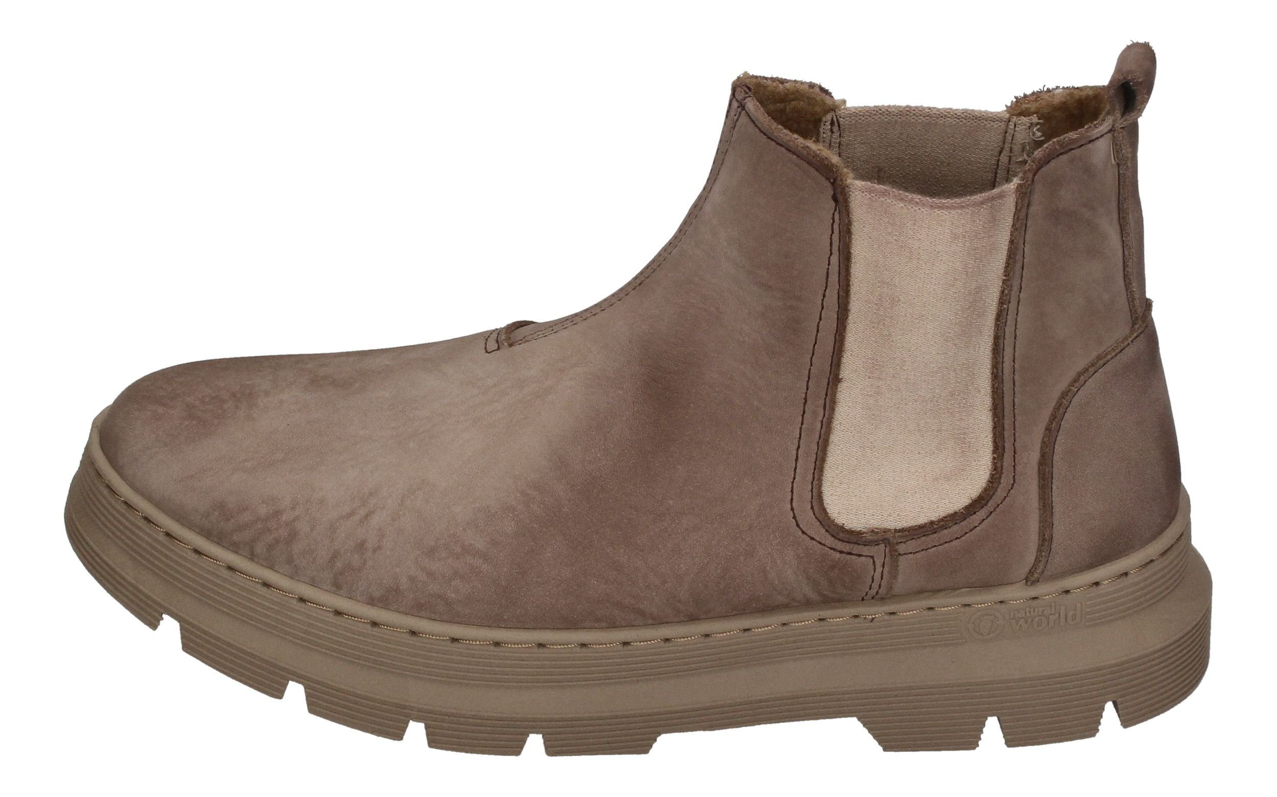 Natural World PEONIA 7182 Chelseaboots Beige günstig online kaufen