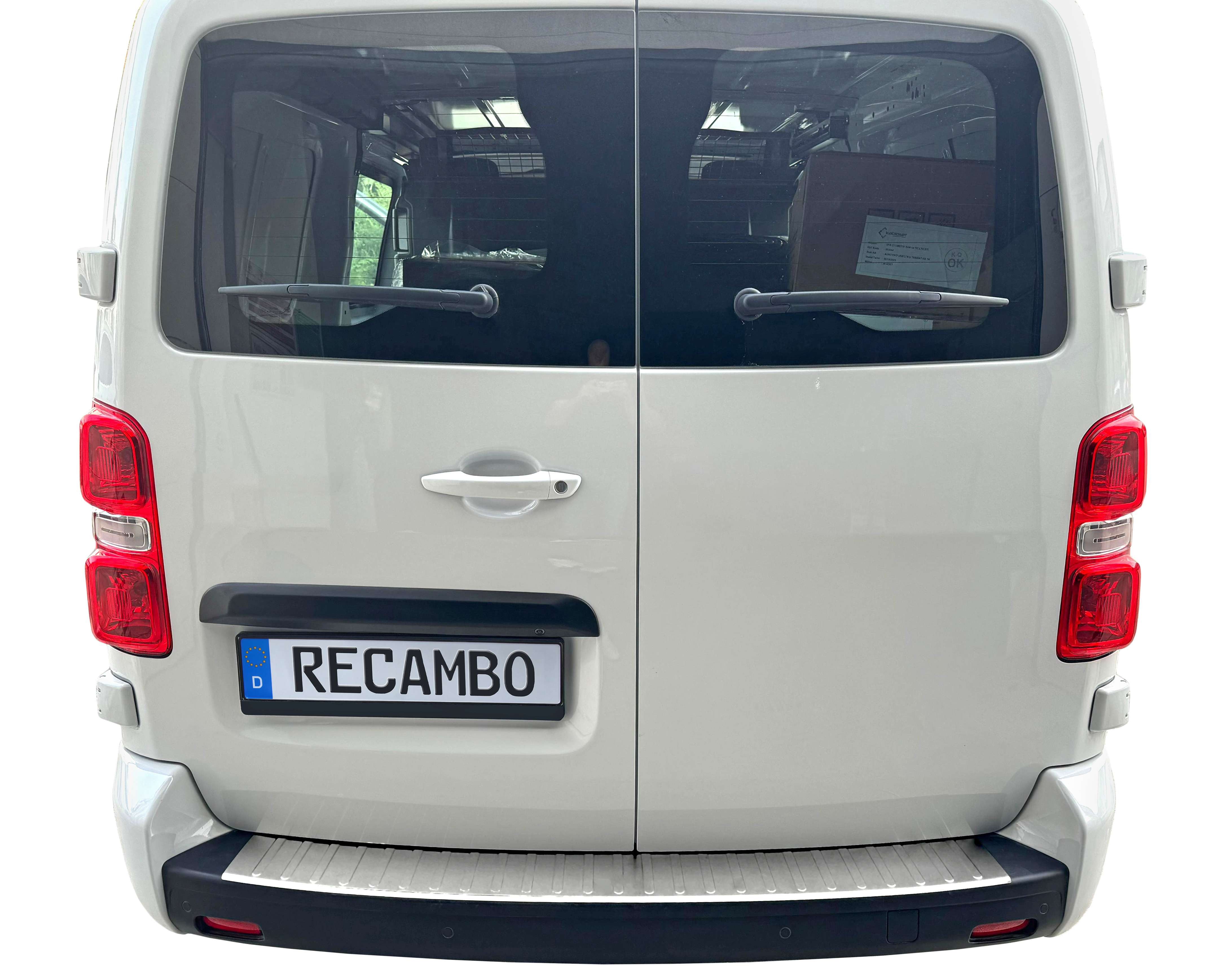 RECAMBO Ladekantenschutz für Toyota ProAce, BJ ab 2016> Stoßstangenschutz, V2A rostfrei, Exklusive Optik, praktischer Schutz & perfekte Passform – Bild 2 von 5
