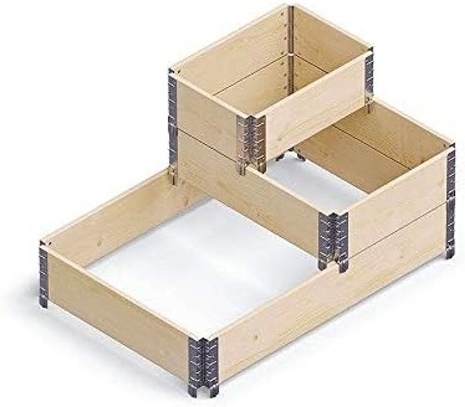 Hochbeet Holz-Stufenbeet Hochbeet Wendeltreppe Pflanzkasten Blumenkasten Beet