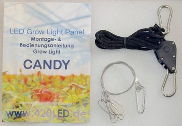 TEUTO Licht Pflanzenlampe Grow Lampe CANDY LED dimmbar, 250W, 710 μmol/s, LED fest integriert
