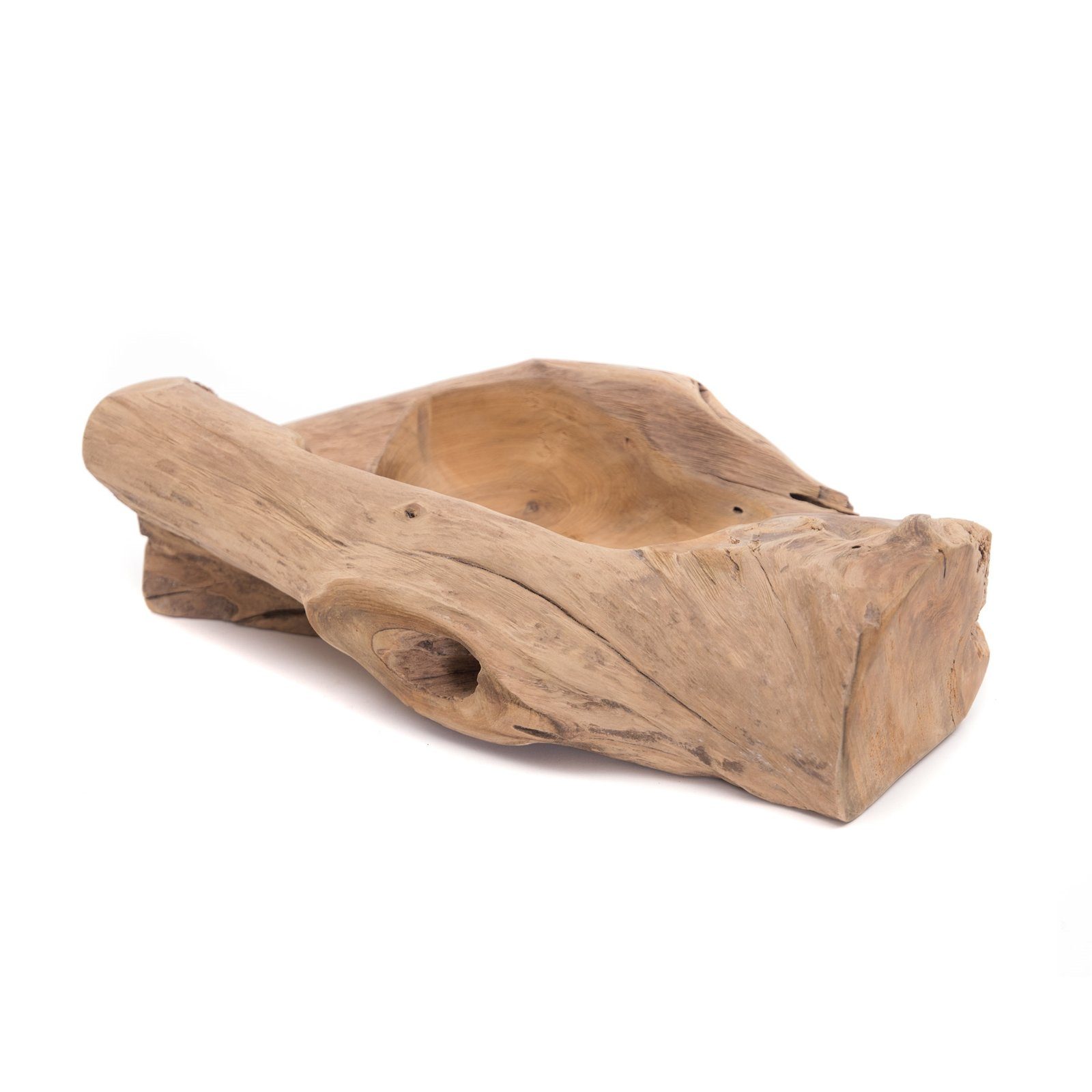 CREEDWOOD Dekoschale WURZELHOLZ SCHALE "NOVIA", 41 cm, Teakholz