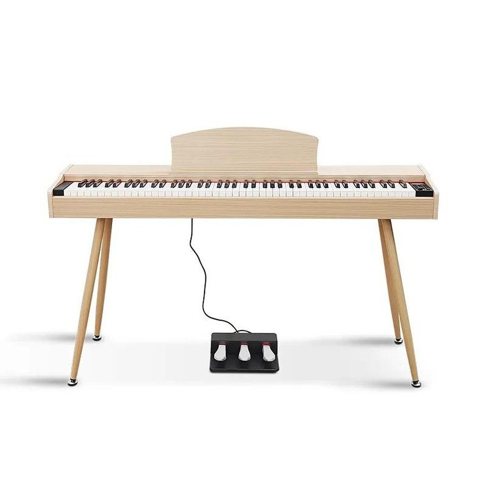 Xlmoebel Digitalpiano XLMOEBEL Digitalpiano in Hellbraun mit Bluetooth und MIDI-Funktion, Made in Europa