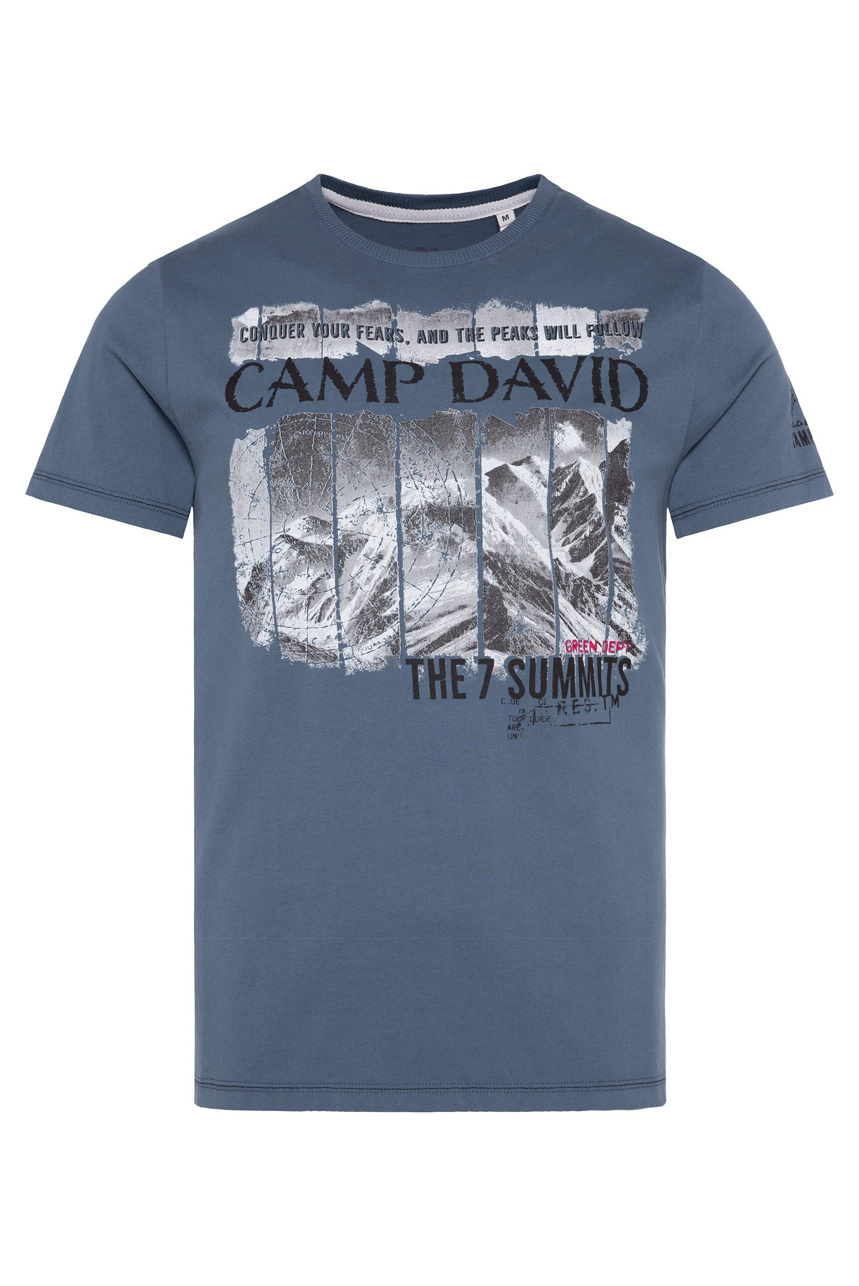 CAMP DAVID Rundhalsshirt mit Necktape günstig online kaufen