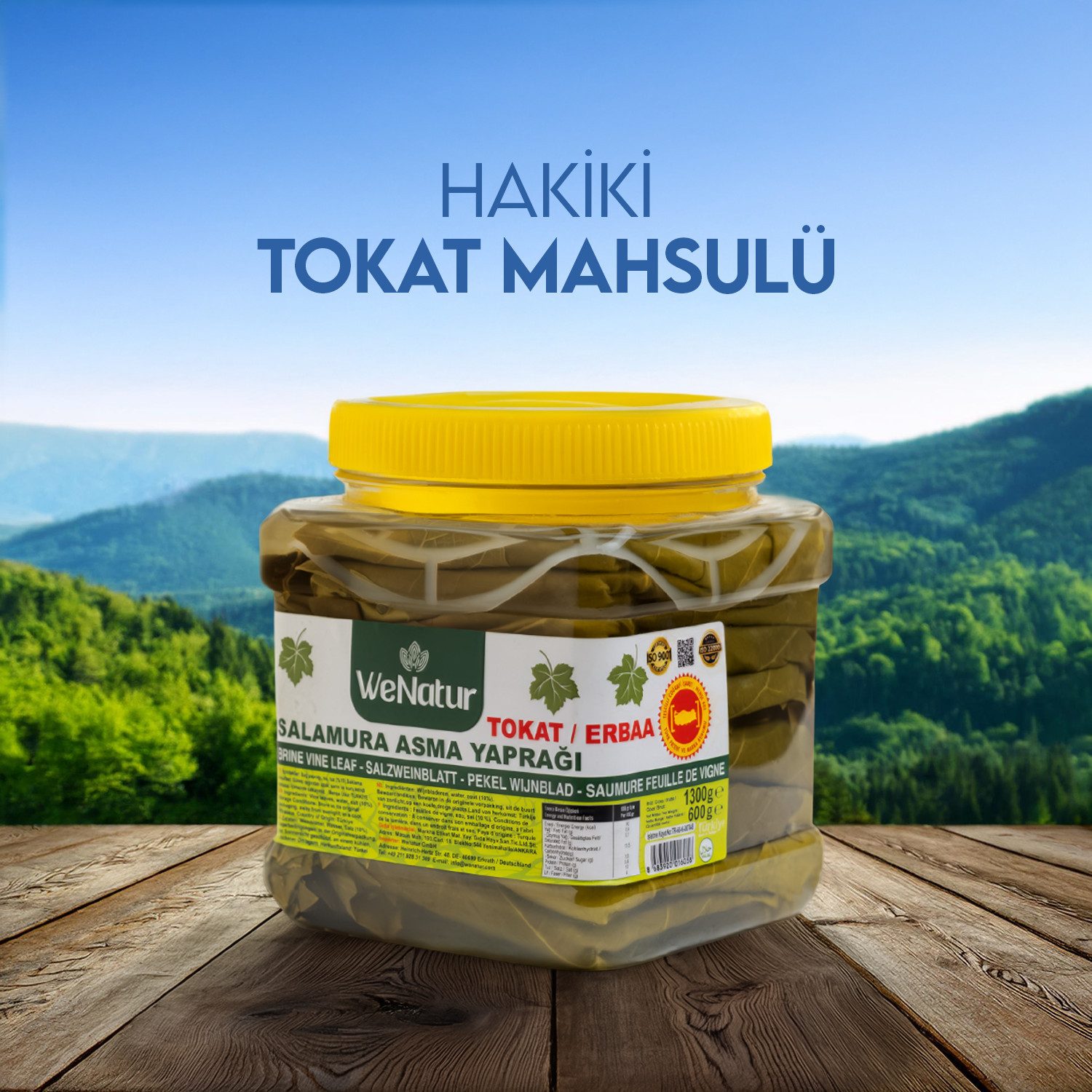 We_Natur Gemüsekonserve Salzlake Weinblätter – Traditionell, lokal & ohne Zusatzstoffe