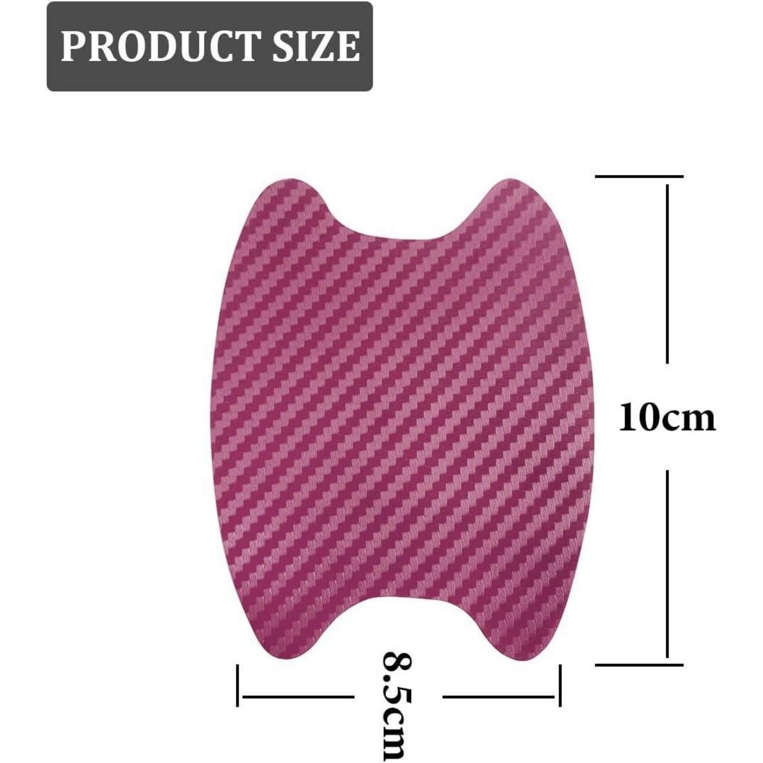 Luxury Collection Car Floor Mats Car Stickers Carbon Fiber Protective Film Scratch Resistant Universal 4PCS Burgundy