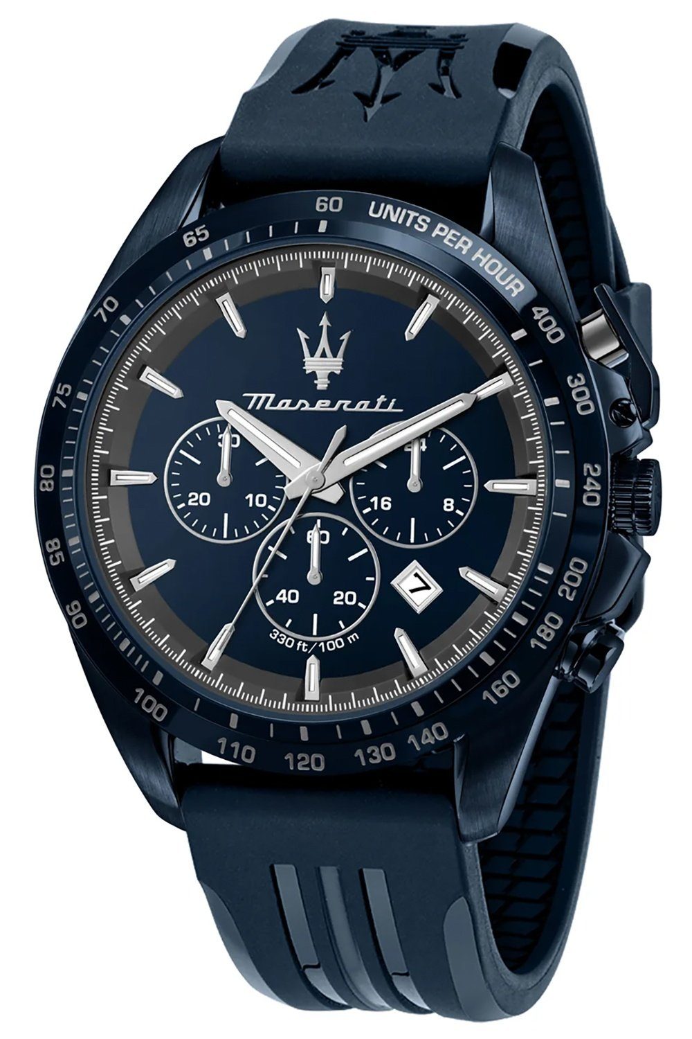 Maserati Time MASERATI Quarzuhr Traguardo Blau | Chronographen