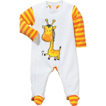 Erwin Müller Pyjama Baby-Schlafanzug 2er-Pack Interlock-Jersey Tiermotiv