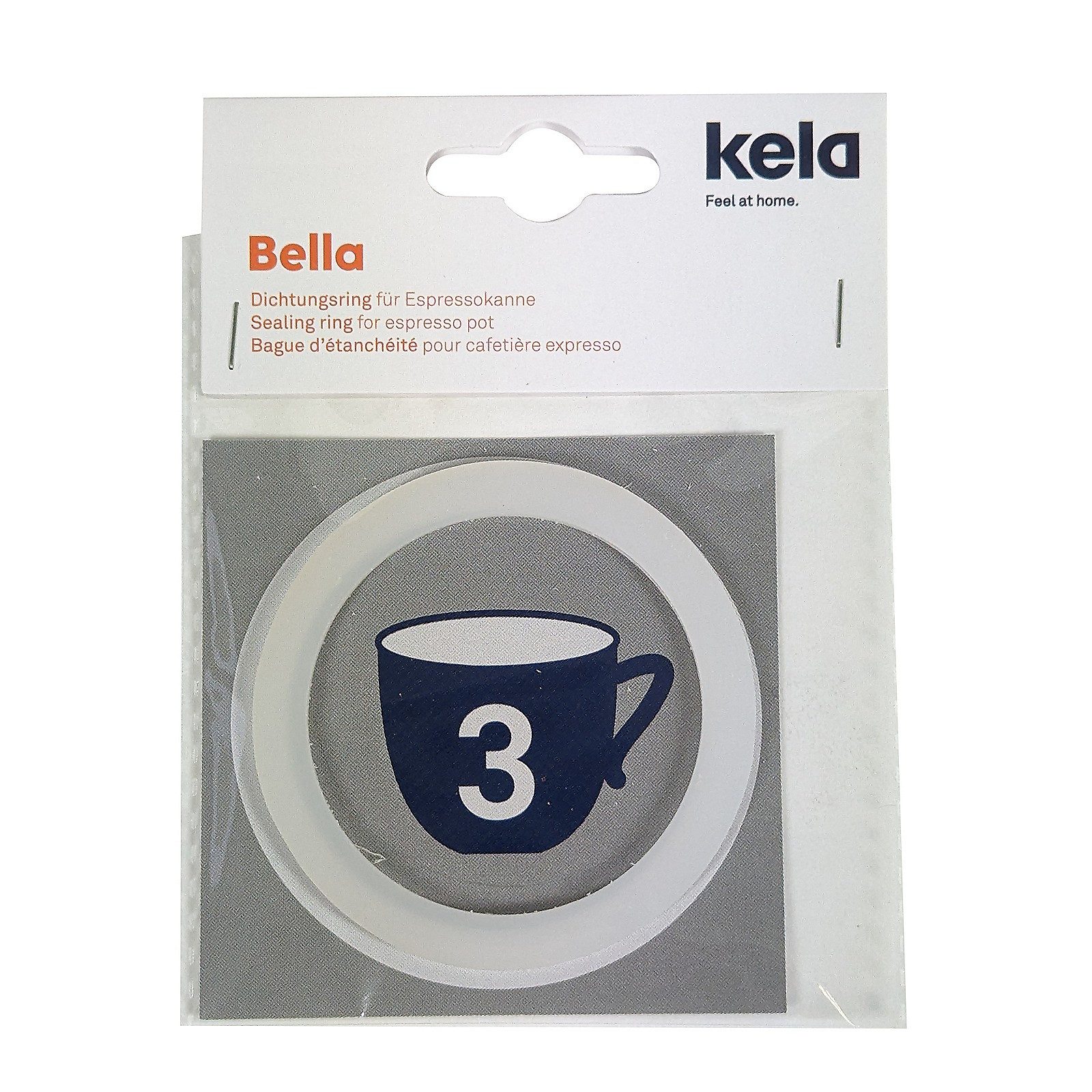 kela Dichtungsring Bella, Ersatzteil für Espressokanne Italia (10590) und Latina (10835)
