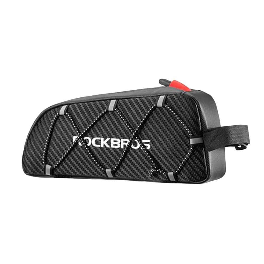 ROCKBROS Rahmentasche Fahrrad-Rahmentasche (Spar-Set, 1-tlg., 1 l wasserdicht), reflektierend, wasserdicht, 3 Klettbänder