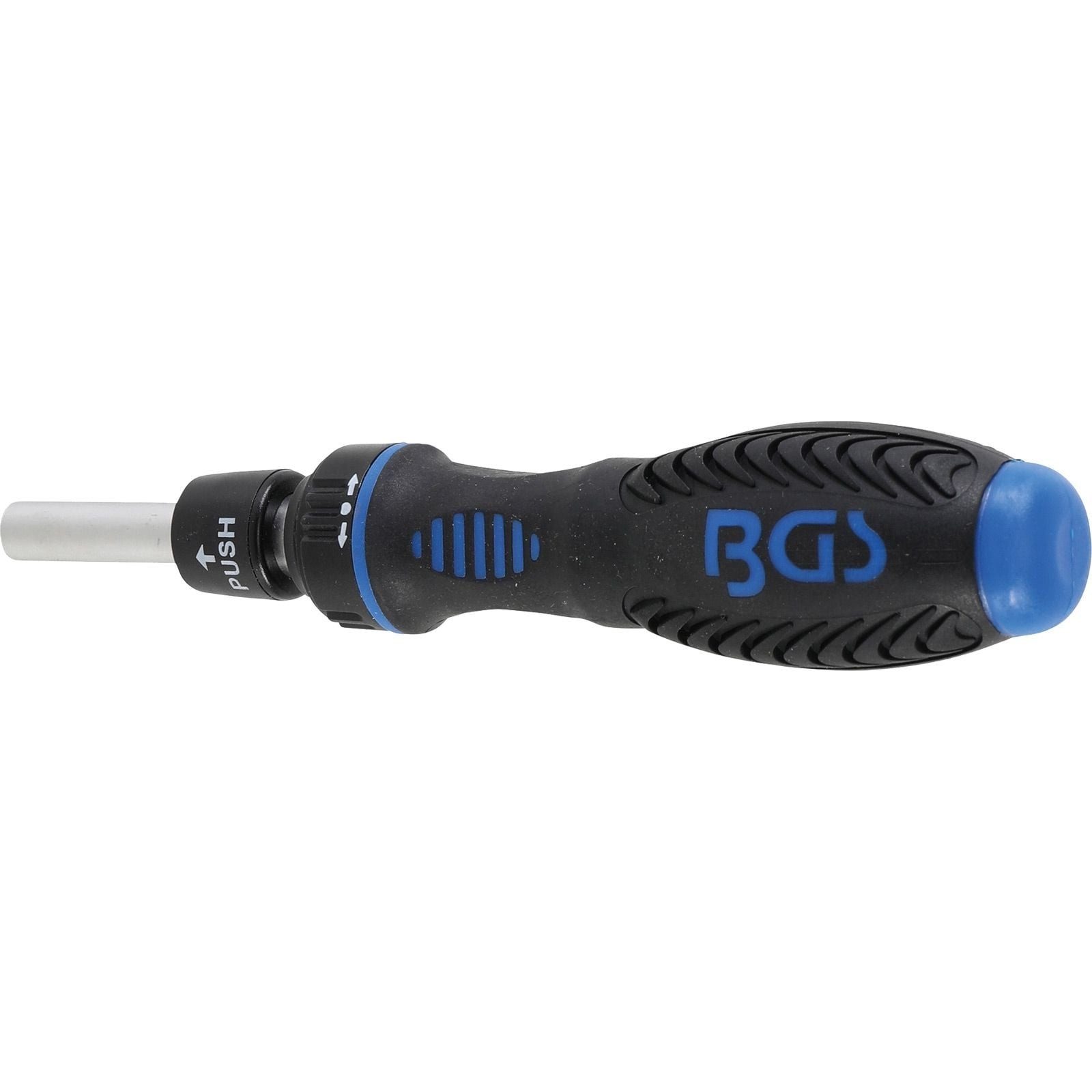 BGS Bithalter BGS Ratschen-Drehgriff für Bits umschaltbar Abtrieb Innensechskant 6,3