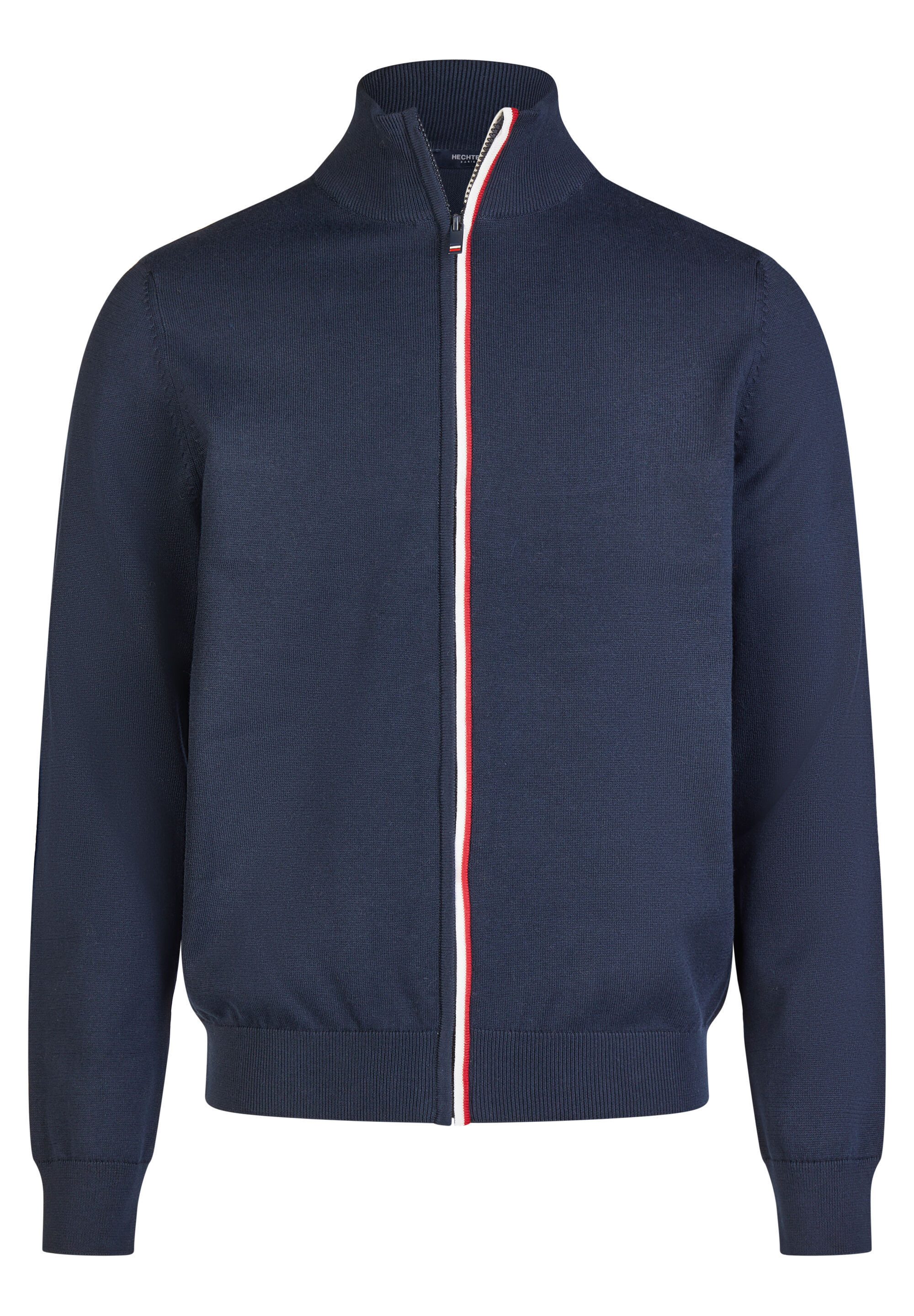 HECHTER PARIS Strickjacke Reißverschluss-Details