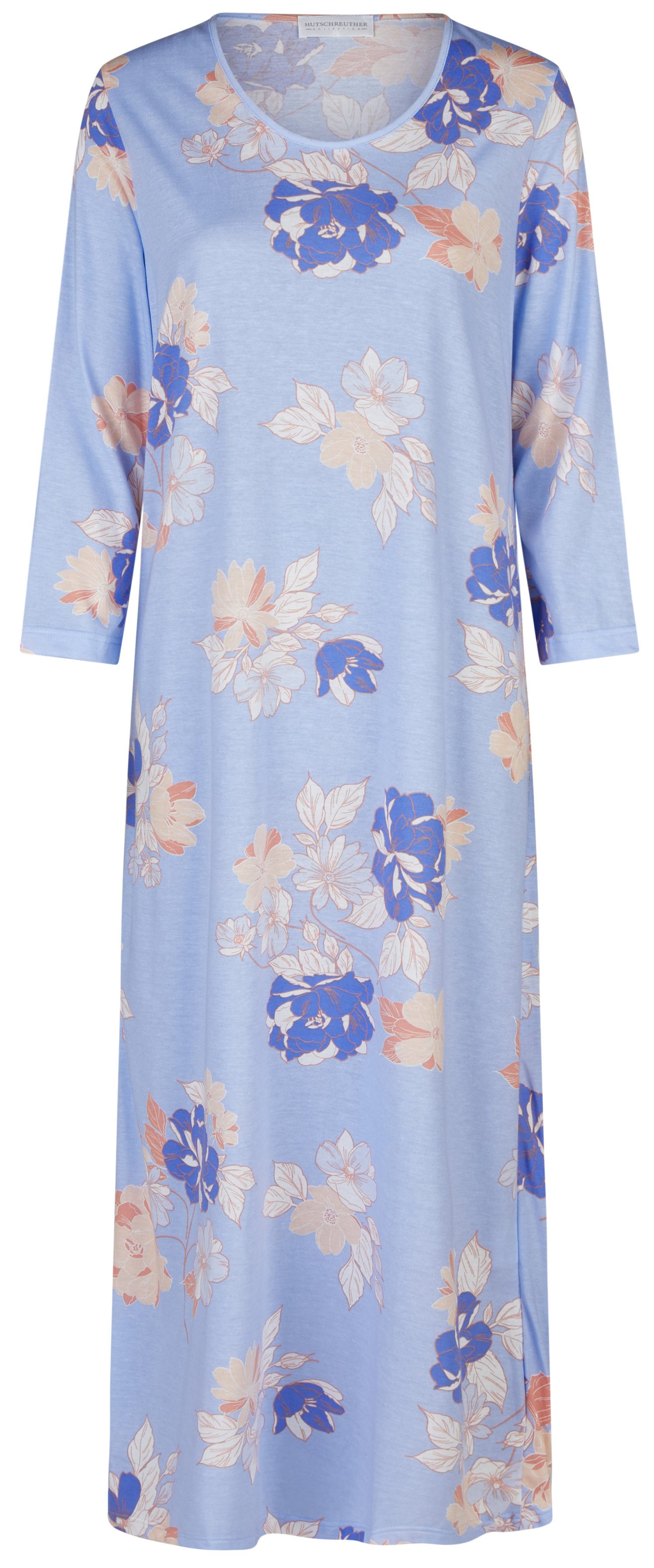 HUTSCHREUTHER Nachthemd Damen Schlafshirt lang modisch (1-tlg) Edles Design