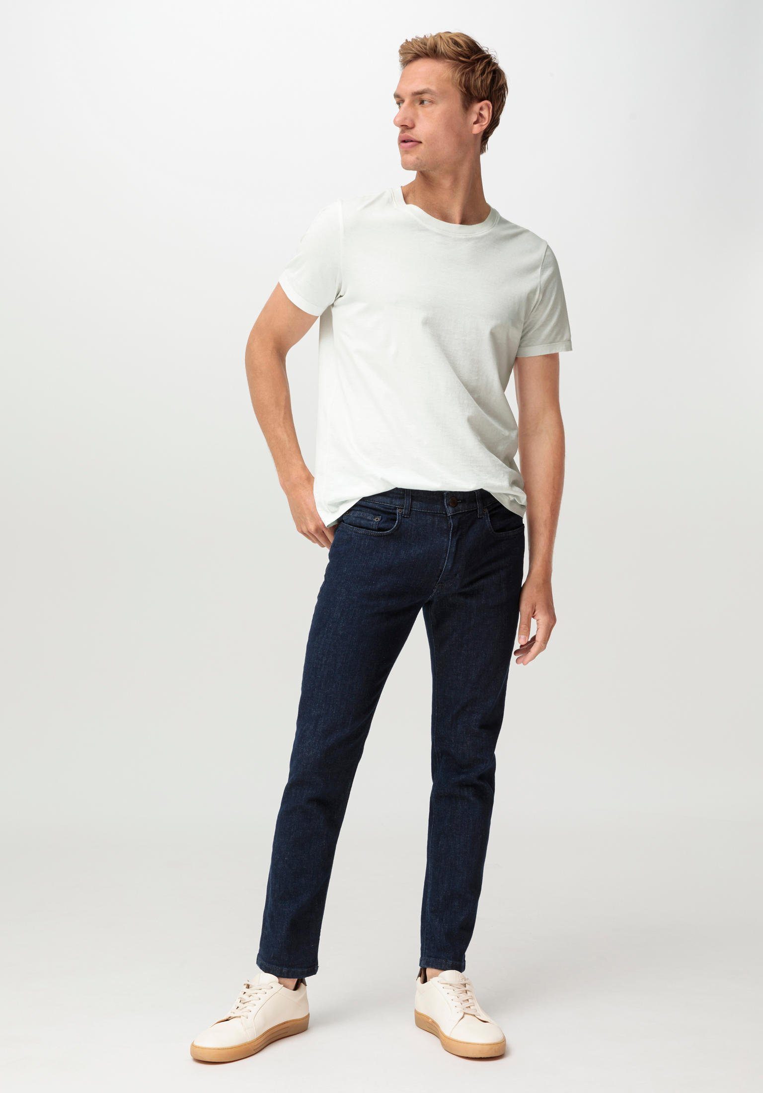 Hessnatur 5-Pocket-Jeans (1-tlg) aus Jasper Bio-Denim Slim Fit