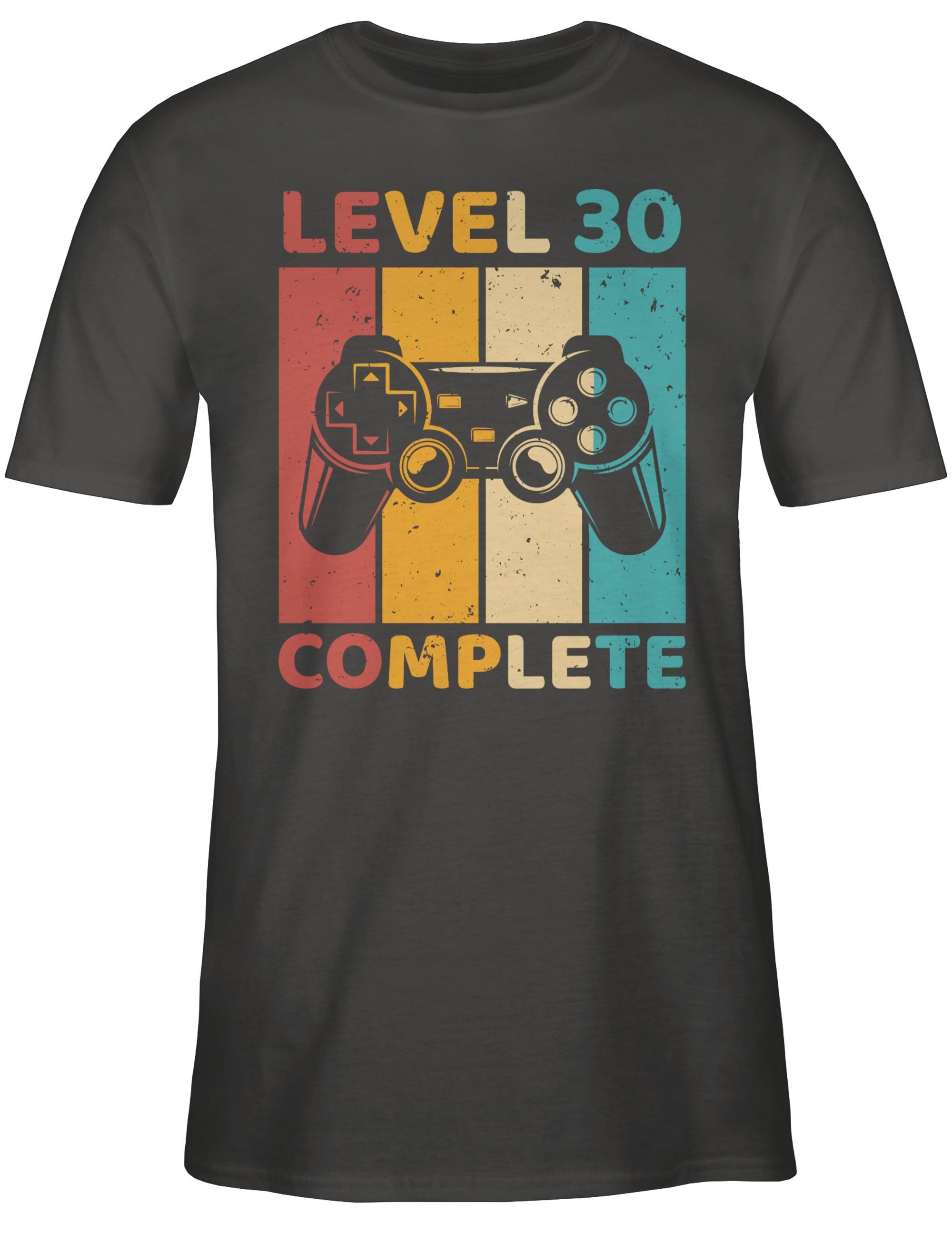 T-Shirt Level 30 Complete - Dreizig Freigeschalten Unlocked Completed - Zocker