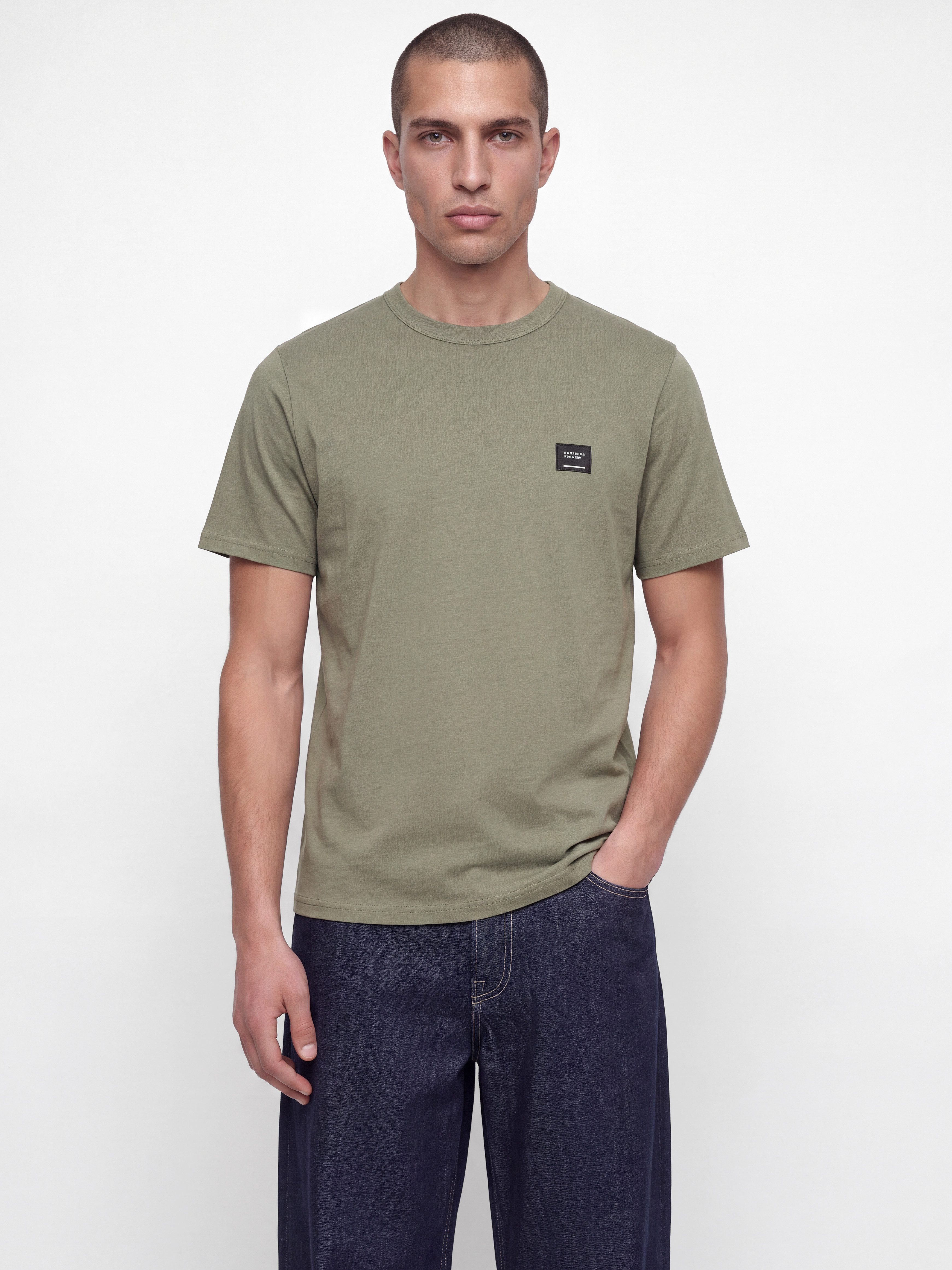 Jack & Jones Rundhalsshirt JJCLEVELAND TEE SS CREW NECK SN Baumwolle, regular fit